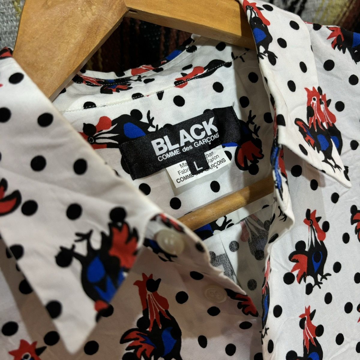 Comme des Garcons × Comme des Garcons Black BLACK COMME des GARCONS Rooster Size US L / EU 52-54 / 3 - 4 Thumbnail