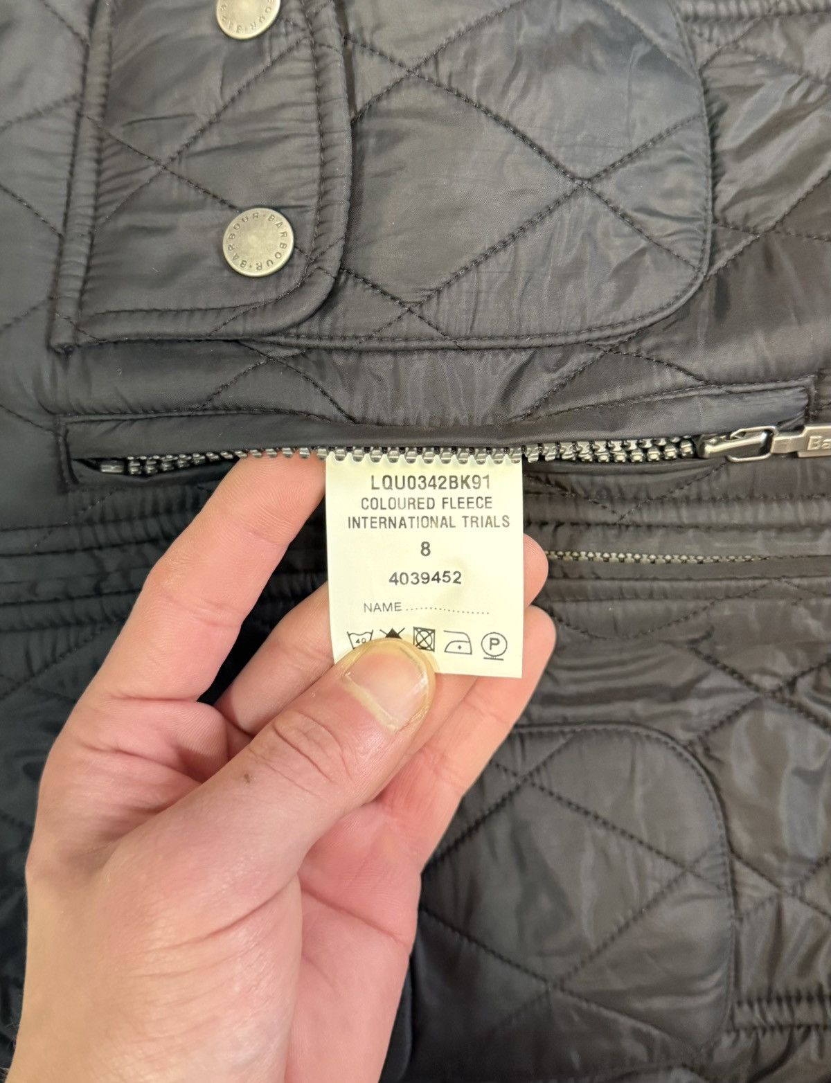 Barbour Barbour International Trials Quilt Jacket LQU0342BK91 UK8US4 Size S / US 4 / IT 40 - 10 Thumbnail