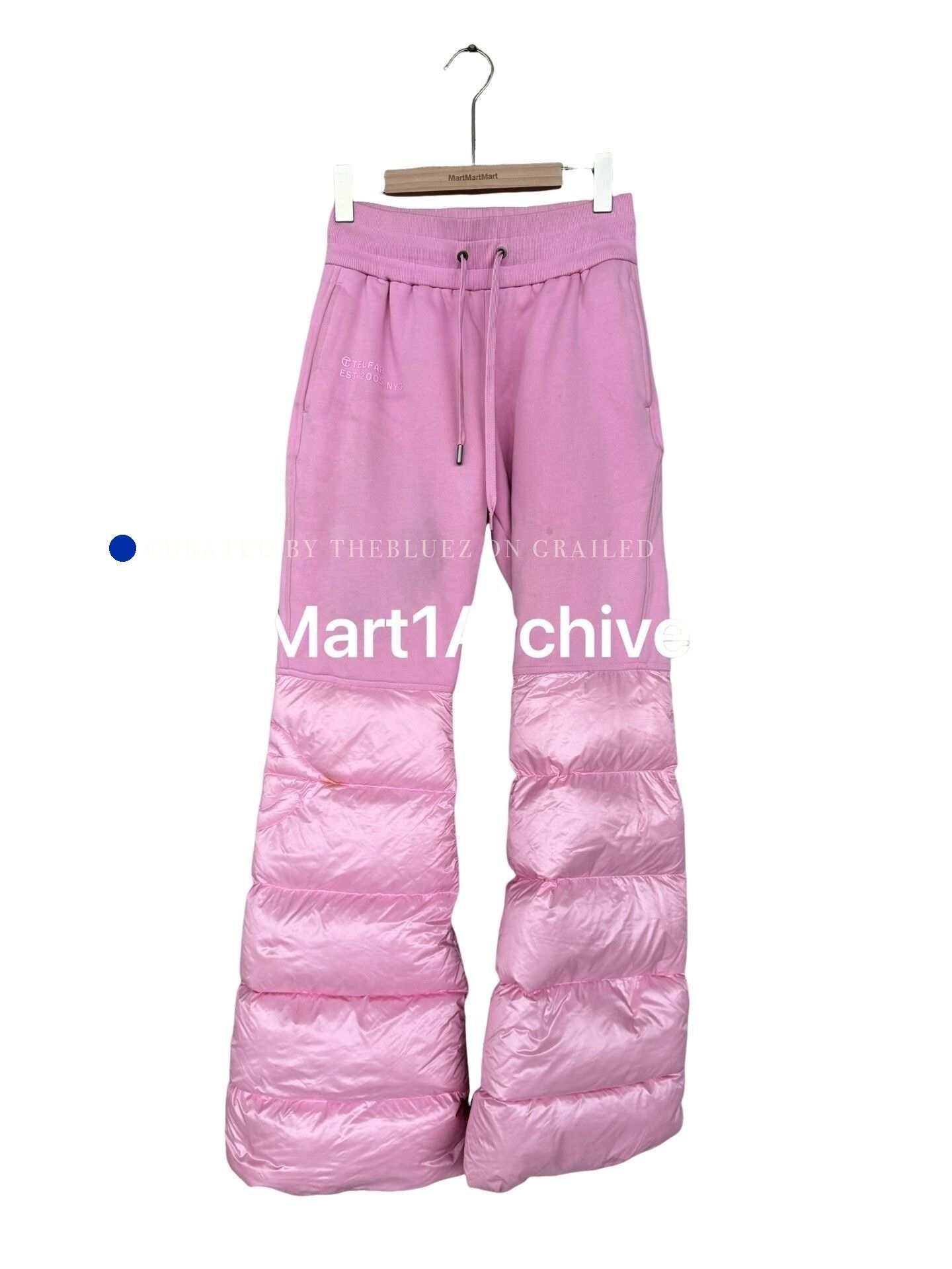 Telfar Pink Puffy Bottom Sweatpants Size 28 Size US 28 / EU 44 - 1 Thumbnail