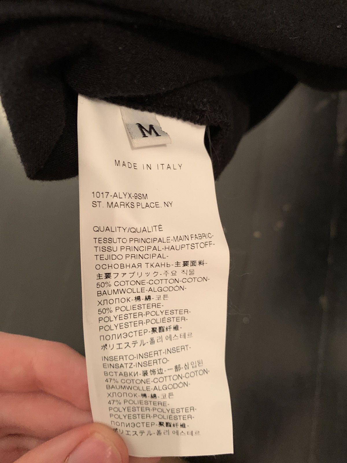 1017 ALYX 9SM × Alyx 1017 alyx 9sm black tee Size US M / EU 48-50 / 2 - 3 Thumbnail