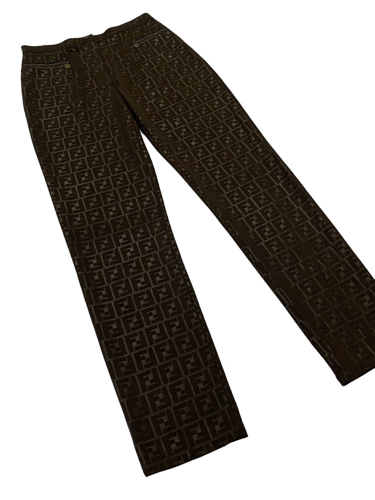 Fendi Vintage FENDI Zucca Monogram Pants Size US 29 - 21 Thumbnail
