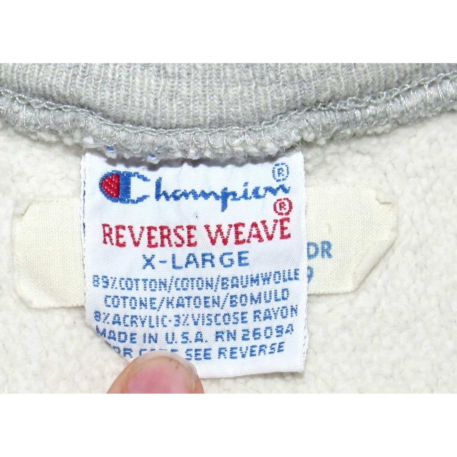 Champion Vtg CHAMPION Reverse Weave Sweatshirt Phi Kappa Psi Made In USA XL Shirt Mens Gray Size US XL / EU 56 / 4 - 4 Thumbnail