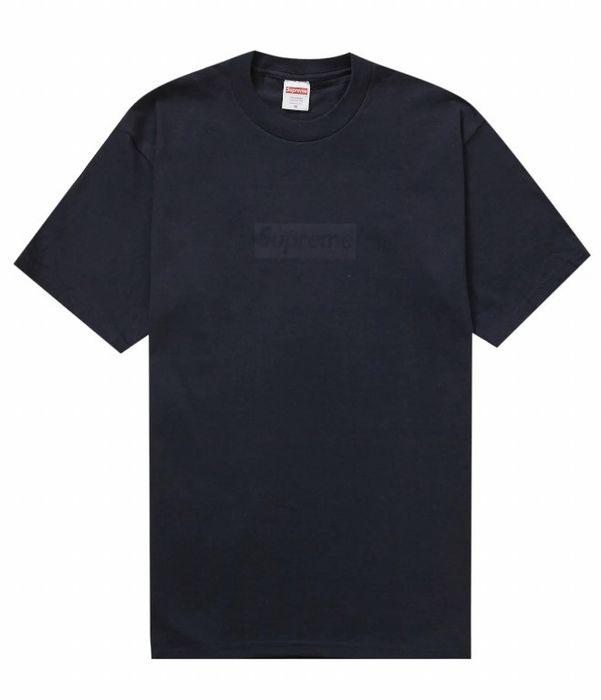 Supreme Supreme Tonal Box Logo Tee Black | Grailed