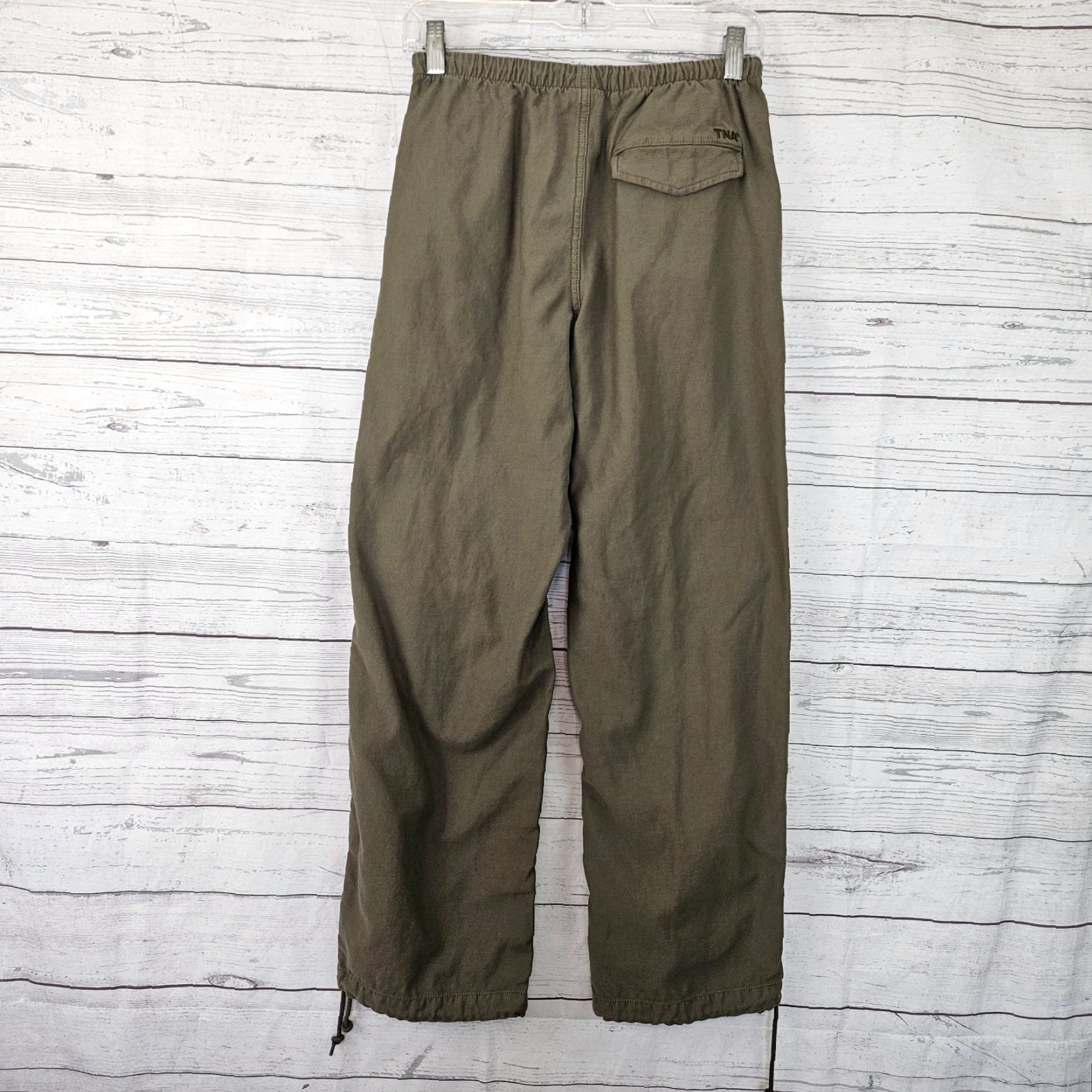 TNA TNA Womens Cache Cargo Pants XS Green Cotton Mid Rise Pants Womens XS Green Cargo TNA Cache Modern Casual Size 26" / US 2 / IT 38 - 3 Thumbnail
