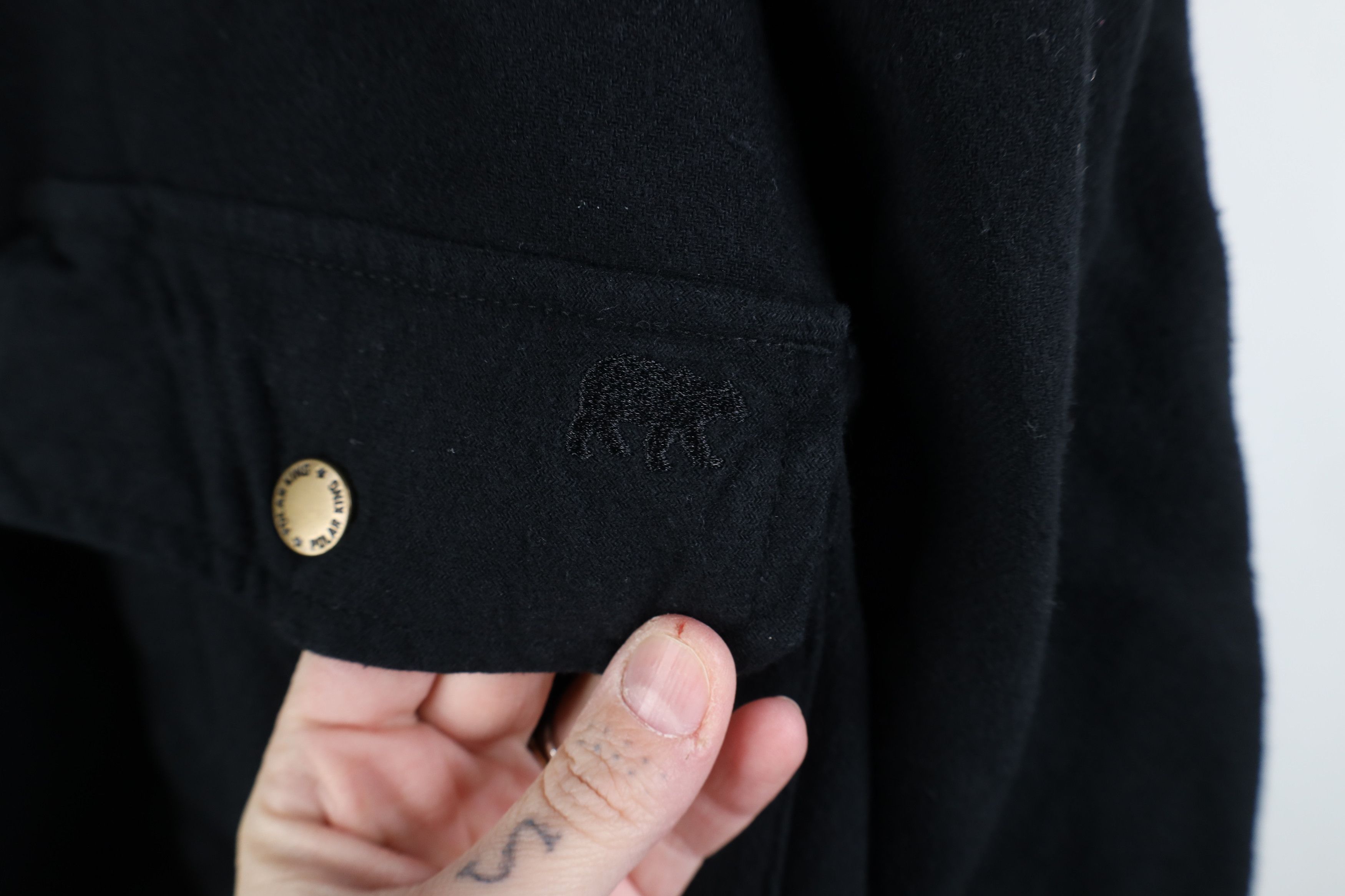 Vintage Vintage 90s Y2K Streetwear Heavyweight Shirt Jacket Shirt Size US XXL / EU 58 / 5 - 4 Thumbnail