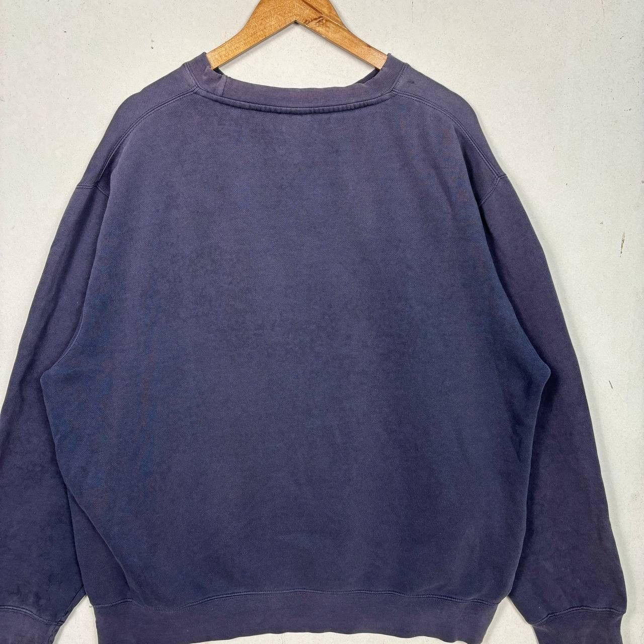 Stussy 90s Thrashed Stussy Lion Sun Faded Sweatshirt ERD Grunge Size US L / EU 52-54 / 3 - 4 Thumbnail