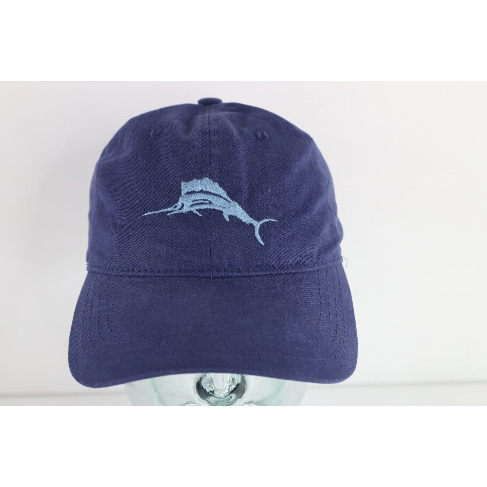 Tommy Bahama × Vintage Vintage Tommy Bahama Marlin Logo Strapback Hat Size ONE SIZE - 1 Thumbnail