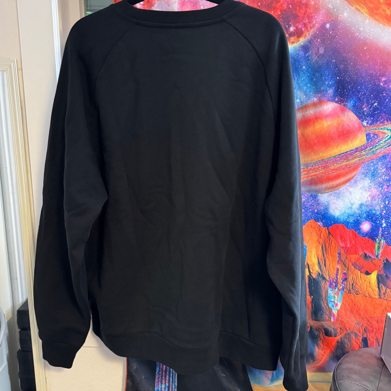 Nike •RARE• Nike Black AF1 Pigeon Graphic Crewneck Sweatshirt•XXL Size US XXL / EU 58 / 5 - 3 Thumbnail