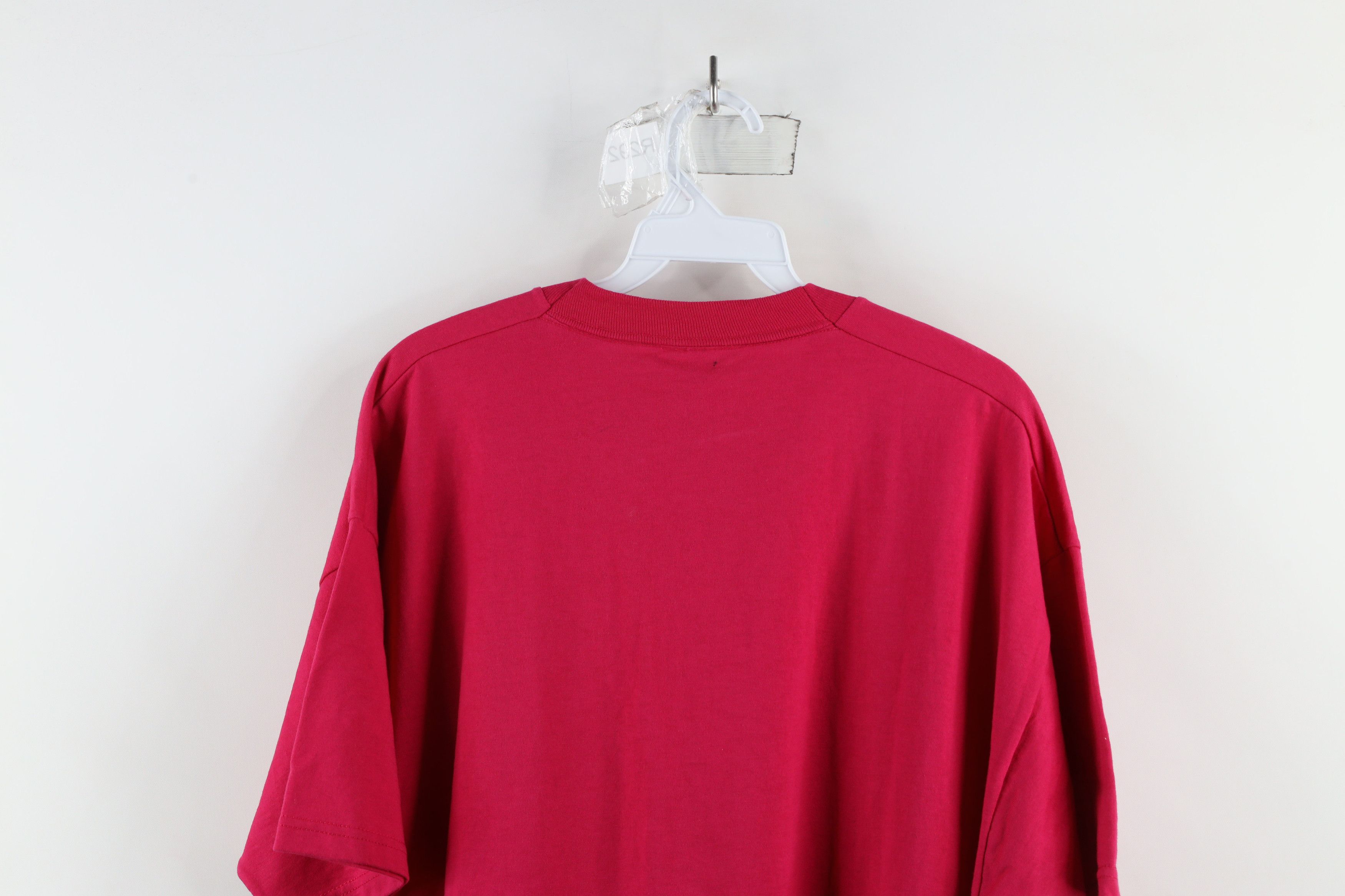 Other Vintage 90s Streetwear Heavyweight Short Sleeve T-Shirt Pink Size US XL / EU 56 / 4 - 7 Thumbnail