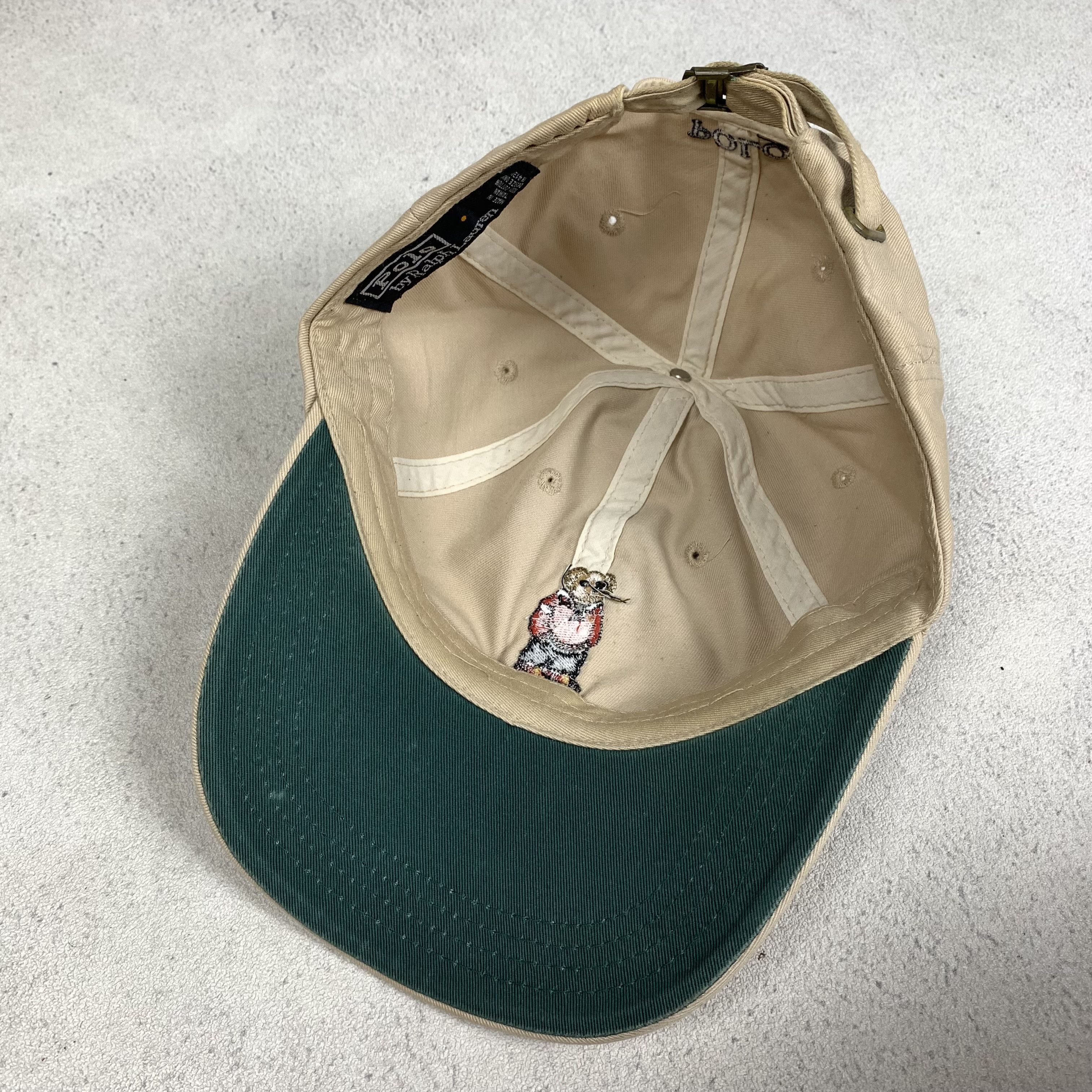 Polo Ralph Lauren Vintage Polo Bear Hat Cap Size ONE SIZE - 4 Thumbnail
