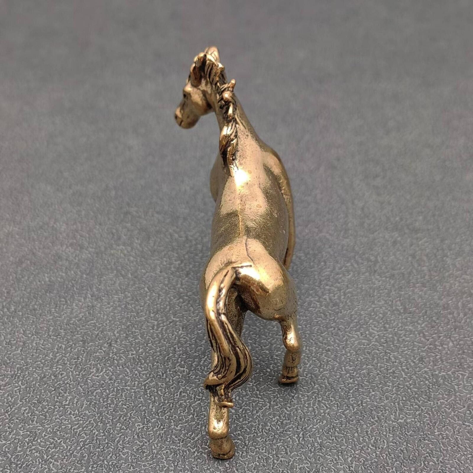 Unknown London Brass Miniature Horse Figurine Size ONE SIZE - 4 Thumbnail