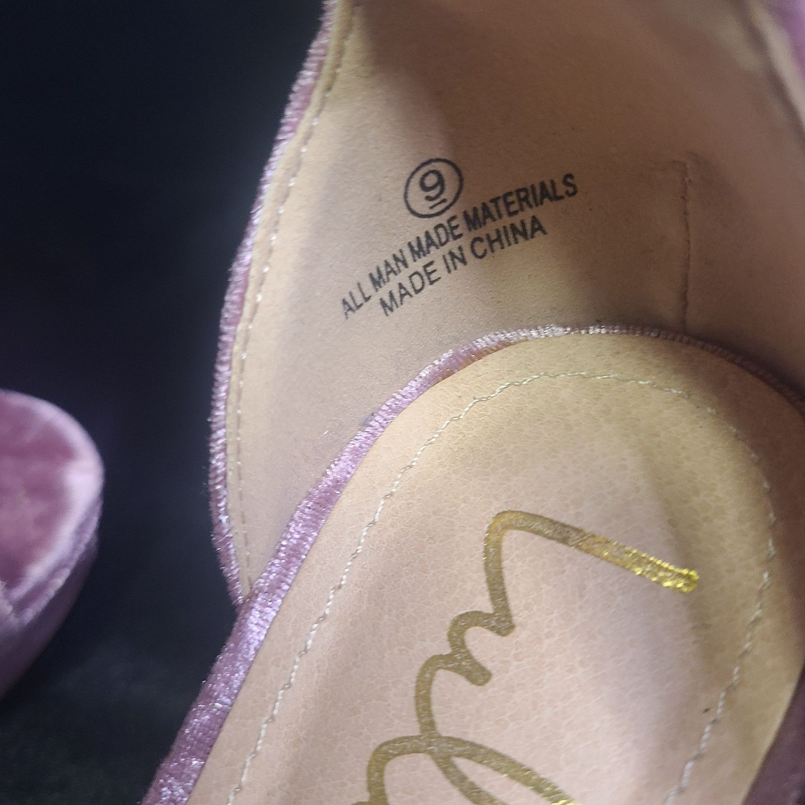 Lulus Lulu's pink velvet strappy chunky heel size 9 Size US 9 / IT 39 - 6 Thumbnail