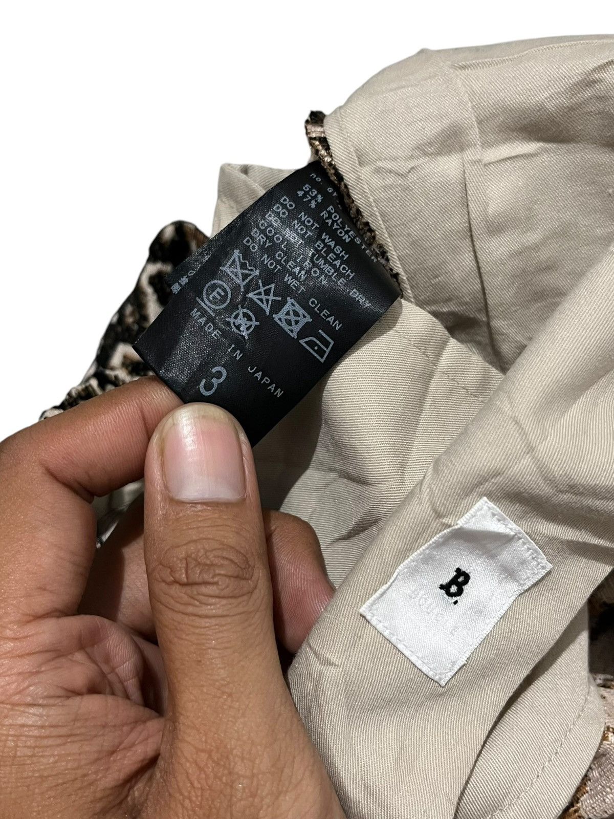 Edifice Japan × Japanese Brand Edifice one Tuck Leopard JQ Wide Pants Size US 34 / EU 50 - 4 Thumbnail
