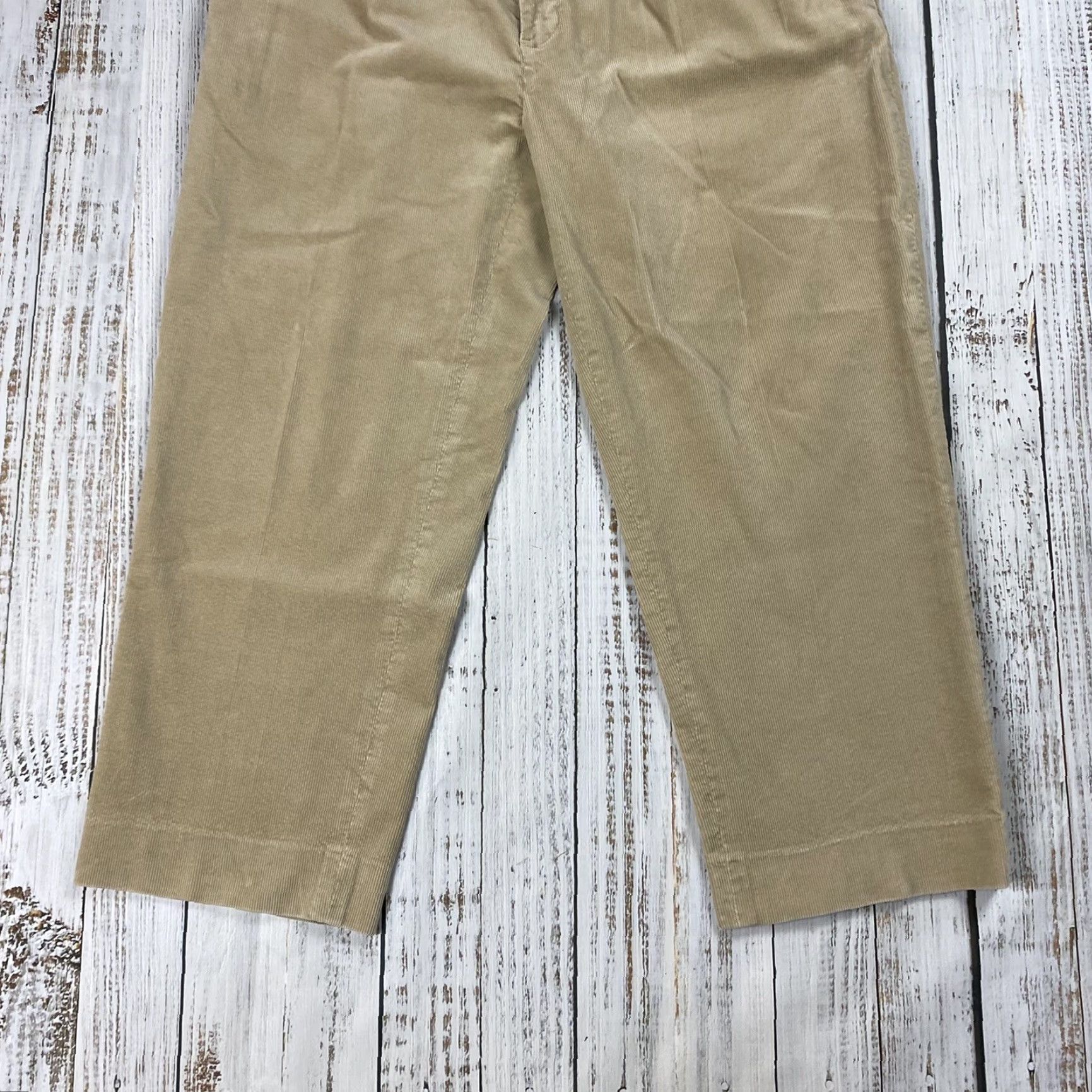 Vintage VINTAGE Polo Golf Mens Pants Chino Corduroy Beige 36x32 Regular Straight 9" Inseam - Belt Loops Logo Classic Polo Golf Beige Linen? Size US M / EU 48-50 / 2 - 3 Thumbnail