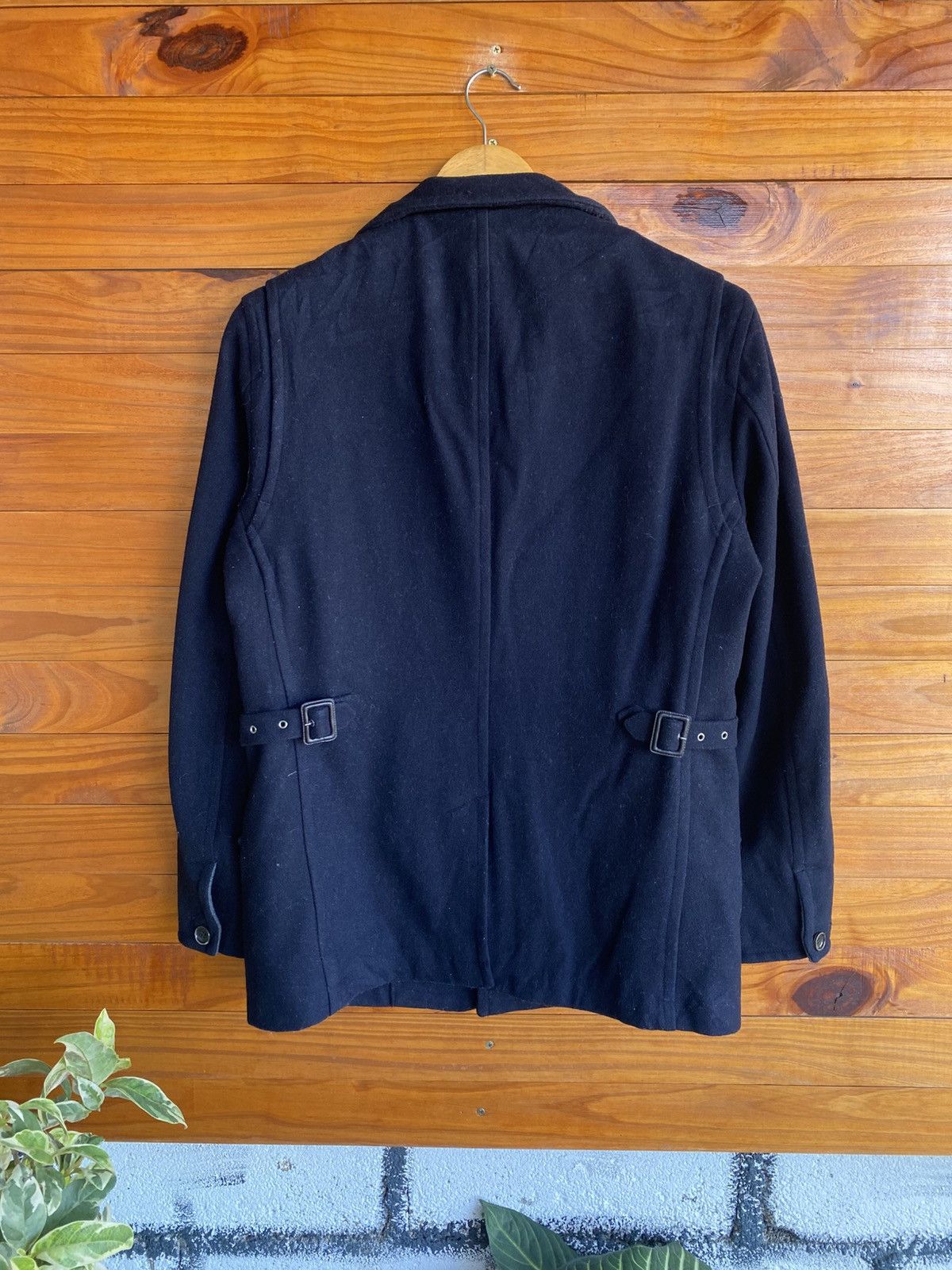 Melrose Men’s Melrose Wool Blend Coat – Japanese Brand Classic Size US S / EU 44-46 / 1 - 7 Thumbnail