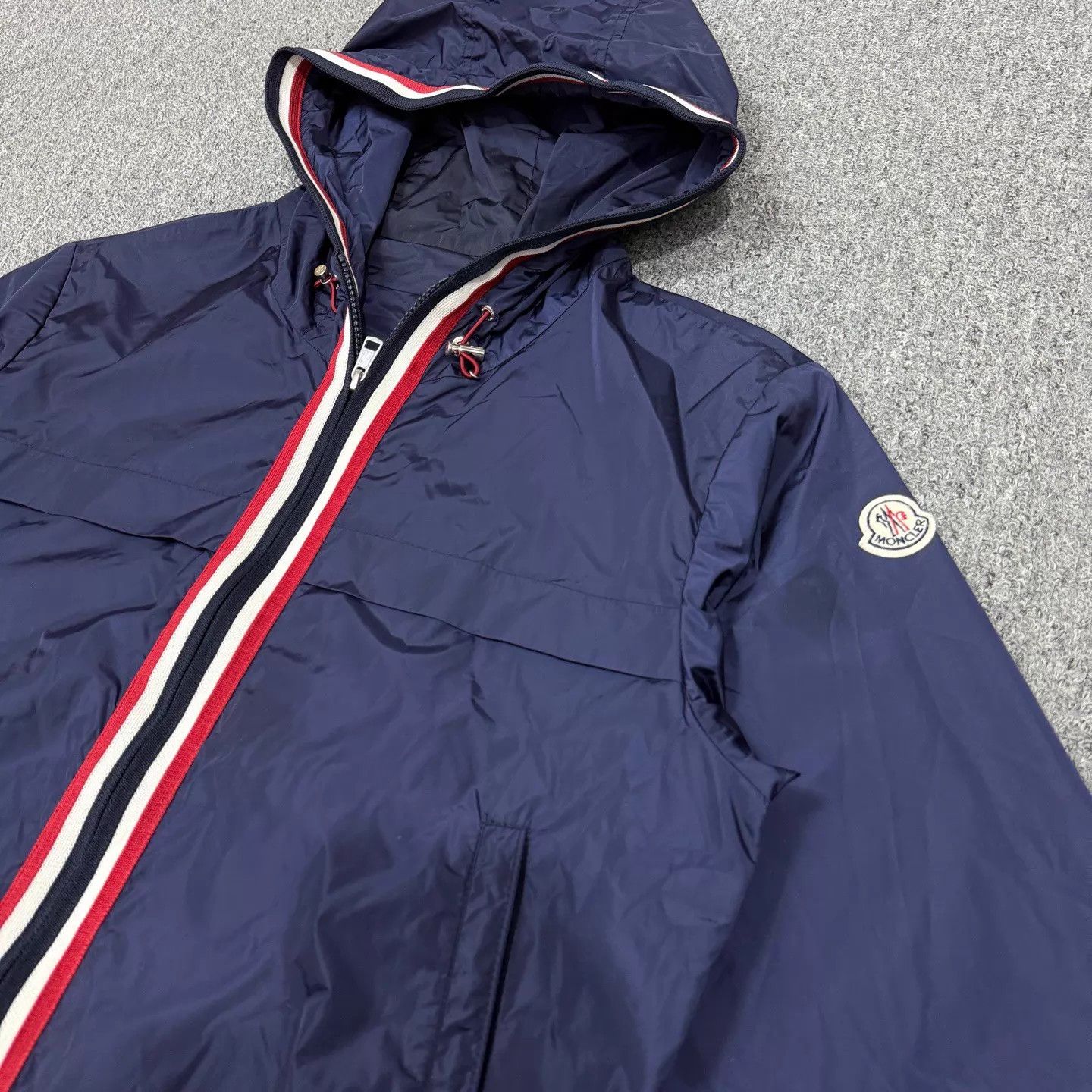 Moncler Moncler Navy Blue Nylon Jacket 2 99 New Size US M / EU 48-50 / 2 - 3 Thumbnail