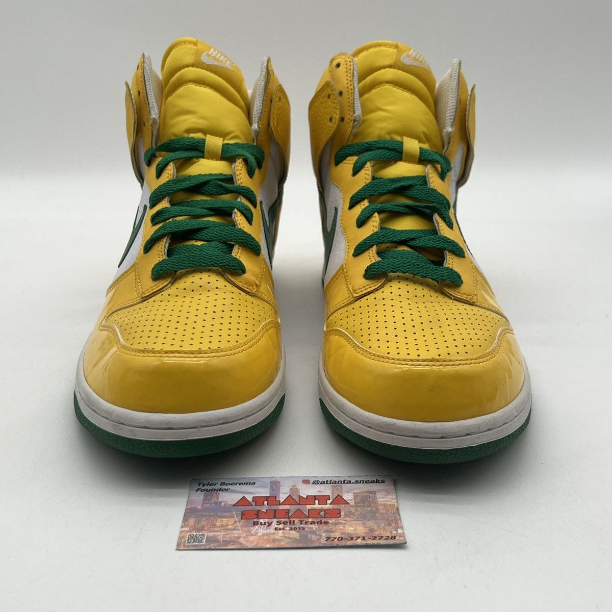 Nike Dunk high yellow Size US 13 / EU 46 - 2 Thumbnail