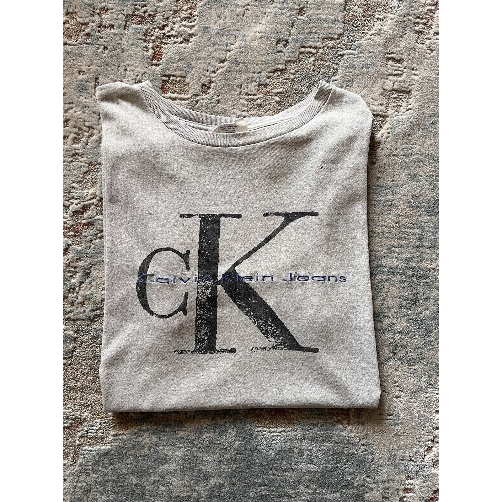 Calvin Klein VINTAGE SINGLE STITCH CALVIN KLEIN EMBROIDER GRAPHIC T SHIRT Size US M / EU 48-50 / 2 - 2 Thumbnail