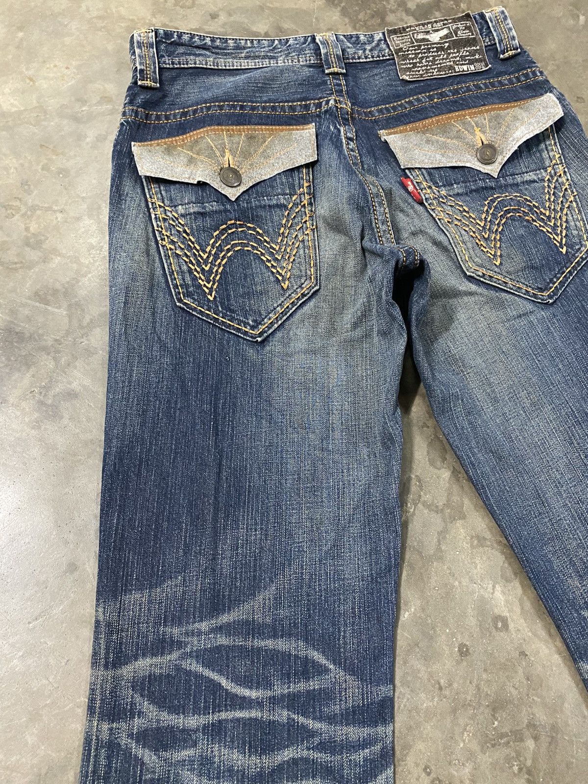 Edwin Flare Jeans Edwin Japan 431XVS Boot Cut @284 Size US 31 - 4 Thumbnail
