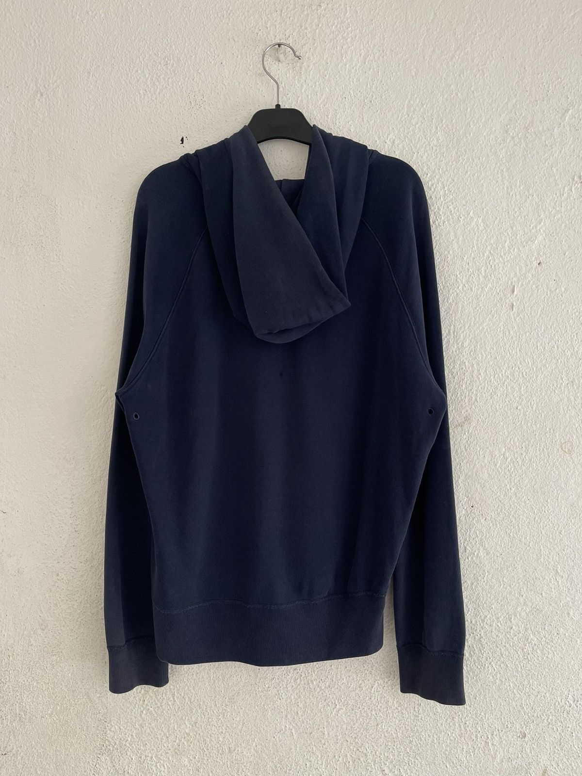 Acne Studios AW12 Acne Studios College Hood Navy Hoodie Faded Size US S / EU 44-46 / 1 - 2 Thumbnail