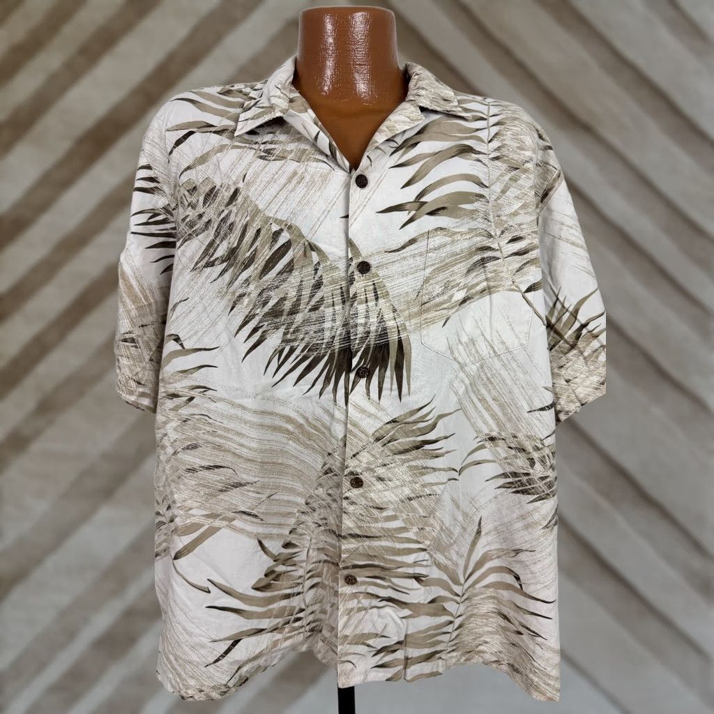 Vintage VINTAGE Kalaheo Shirt Men 2XL Beig e? (Note: This task requires a final title with given constraints; provide a corrected title.) Size US XXL / EU 58 / 5 - 1 Thumbnail