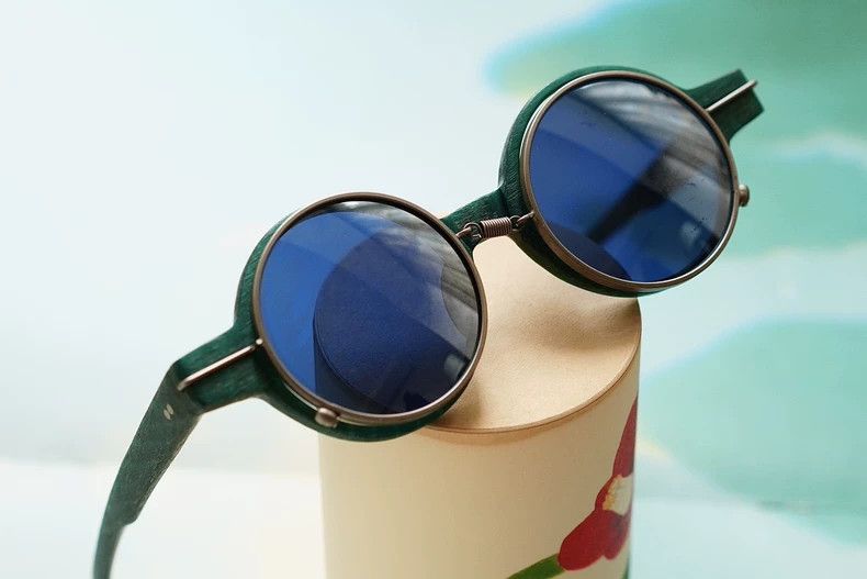 Kenzo KENZO Green celluloid pilot glasses Size ONE SIZE - 4 Thumbnail