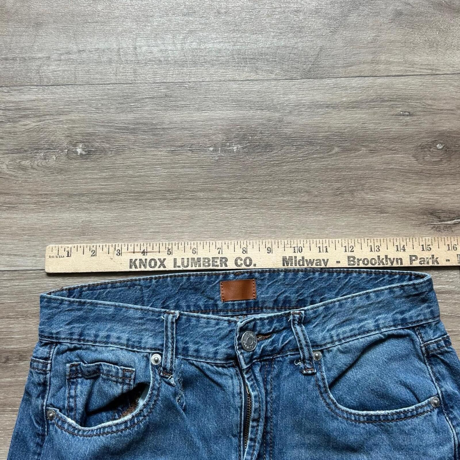 Other Sick Vintage y2k Baggy Denim Jeans size 9/29 Wide Leg Pants Size 32" / US 10 / IT 46 - 4 Thumbnail