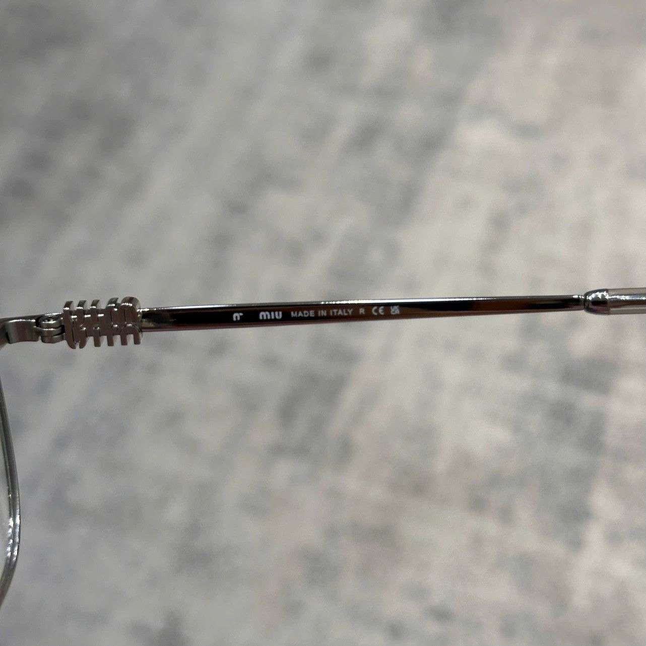 Miu Miu MIU MIU MU 50WV 1BC1O1 Glasses Size ONE SIZE - 4 Thumbnail