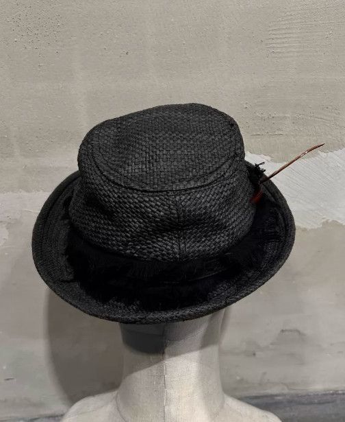 14th Addiction 14th Addiction Early Woven Feather Hat Size ONE SIZE - 2 Thumbnail