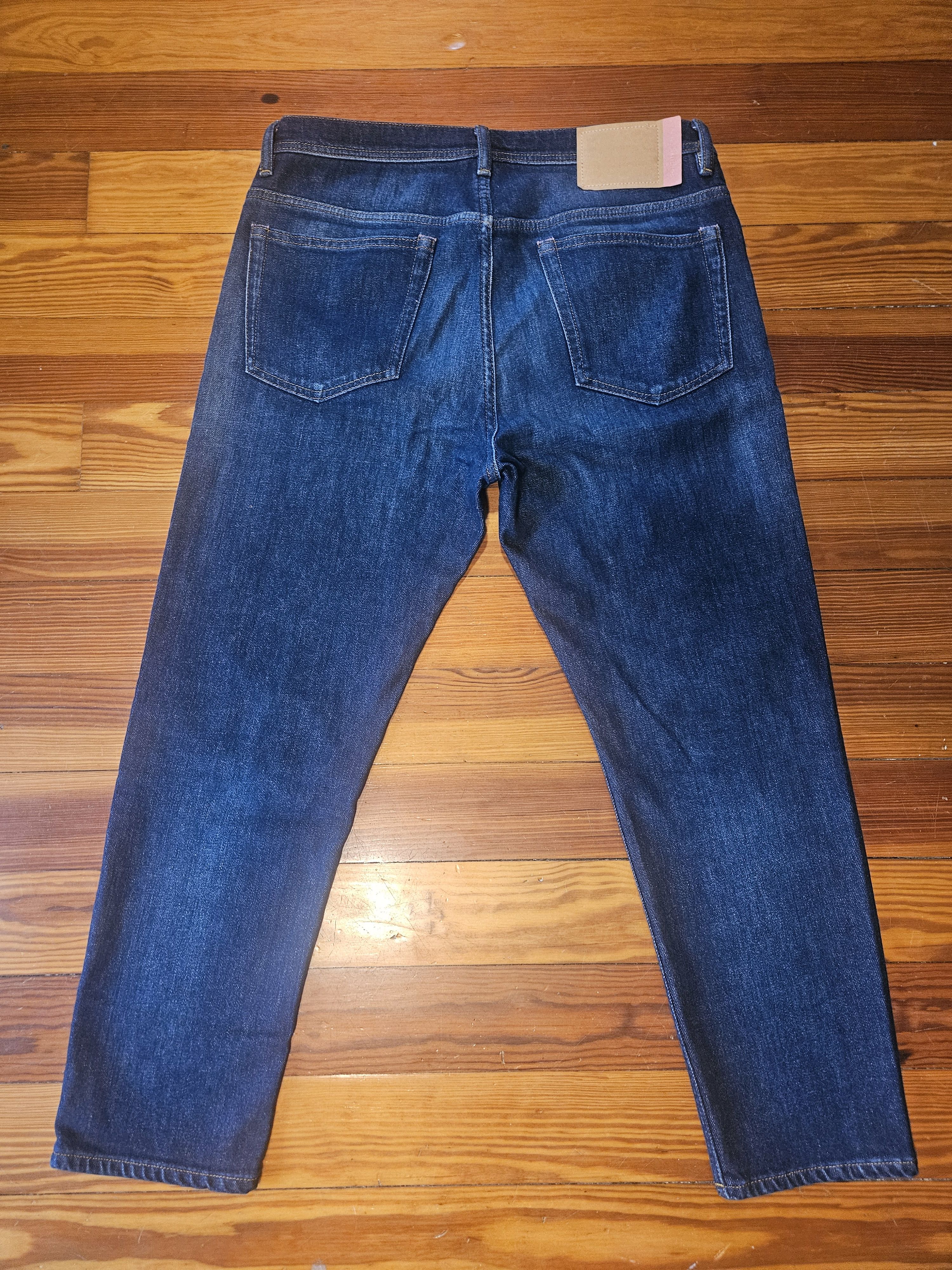 Blå Konst River Dark Blue Denim Jeans, Men's (Size 33) — image 2 of 6