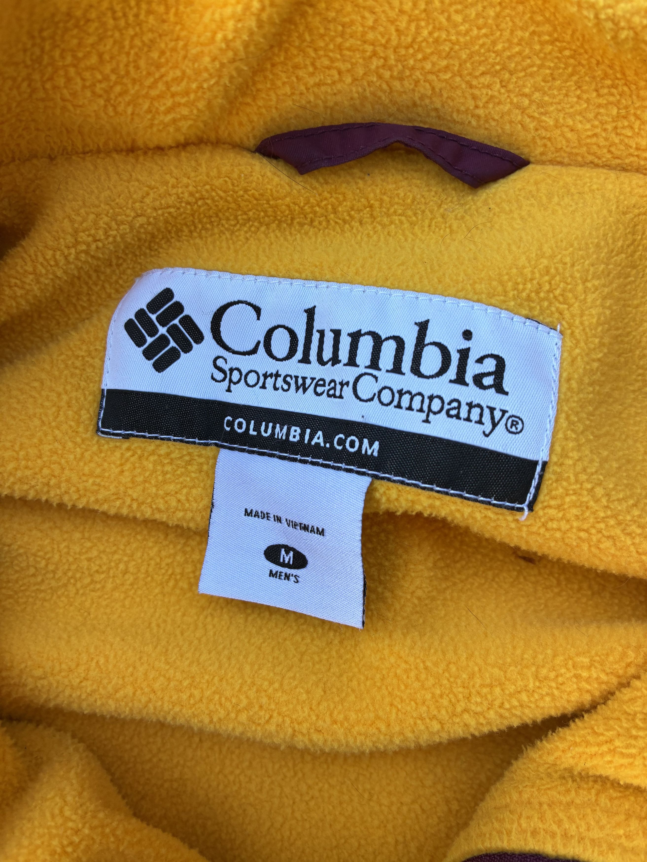 Columbia Columbia Maroon and yellow University of Minnesota jacket Size US L / EU 52-54 / 3 - 3 Thumbnail