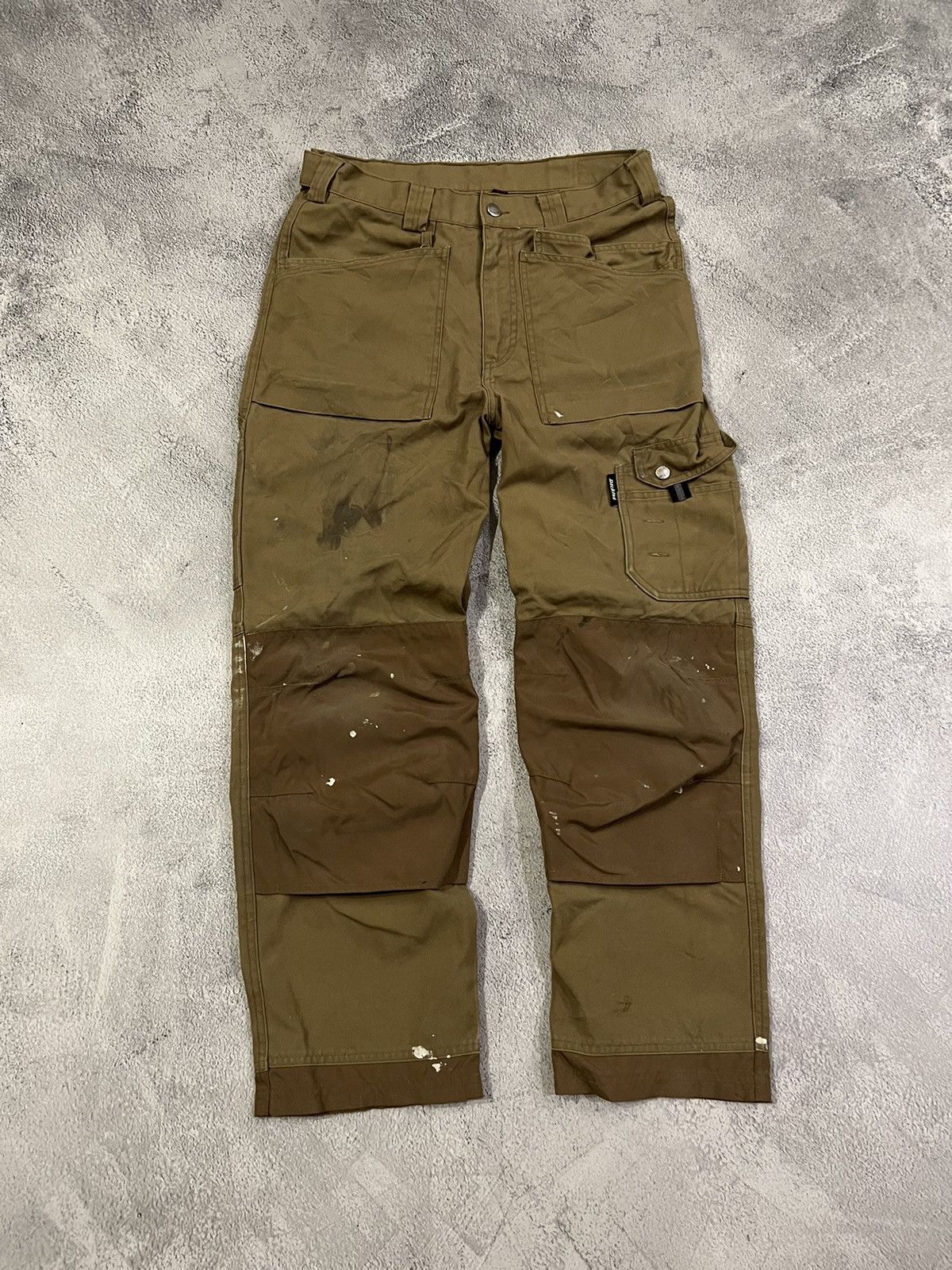 Dickies × Vintage Vintage Y2k Dickies Thrashed Faded Work Multi Pocket Jeans Size US 30 / EU 46 - 5 Thumbnail