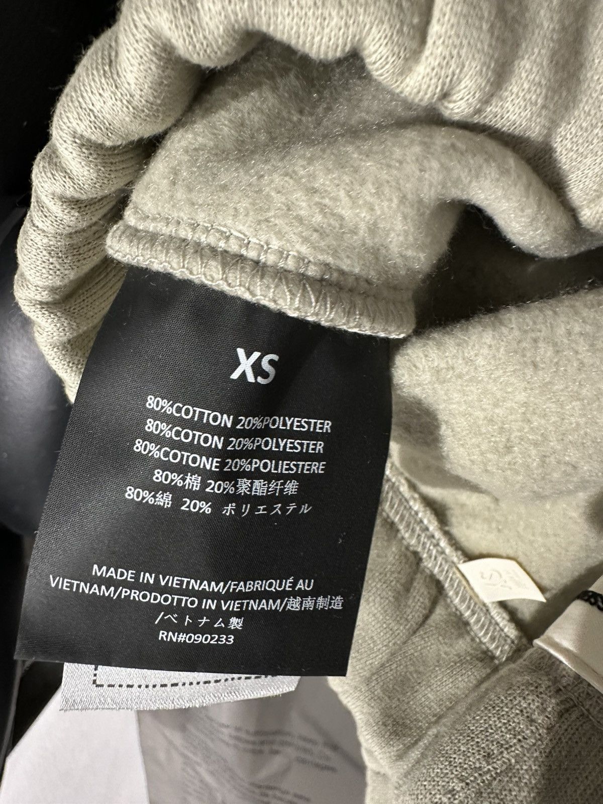 Essentials ESSENTIALS - Vintage Fleece Sweatpant Abbey Stone Size US 30 / EU 46 - 6 Thumbnail