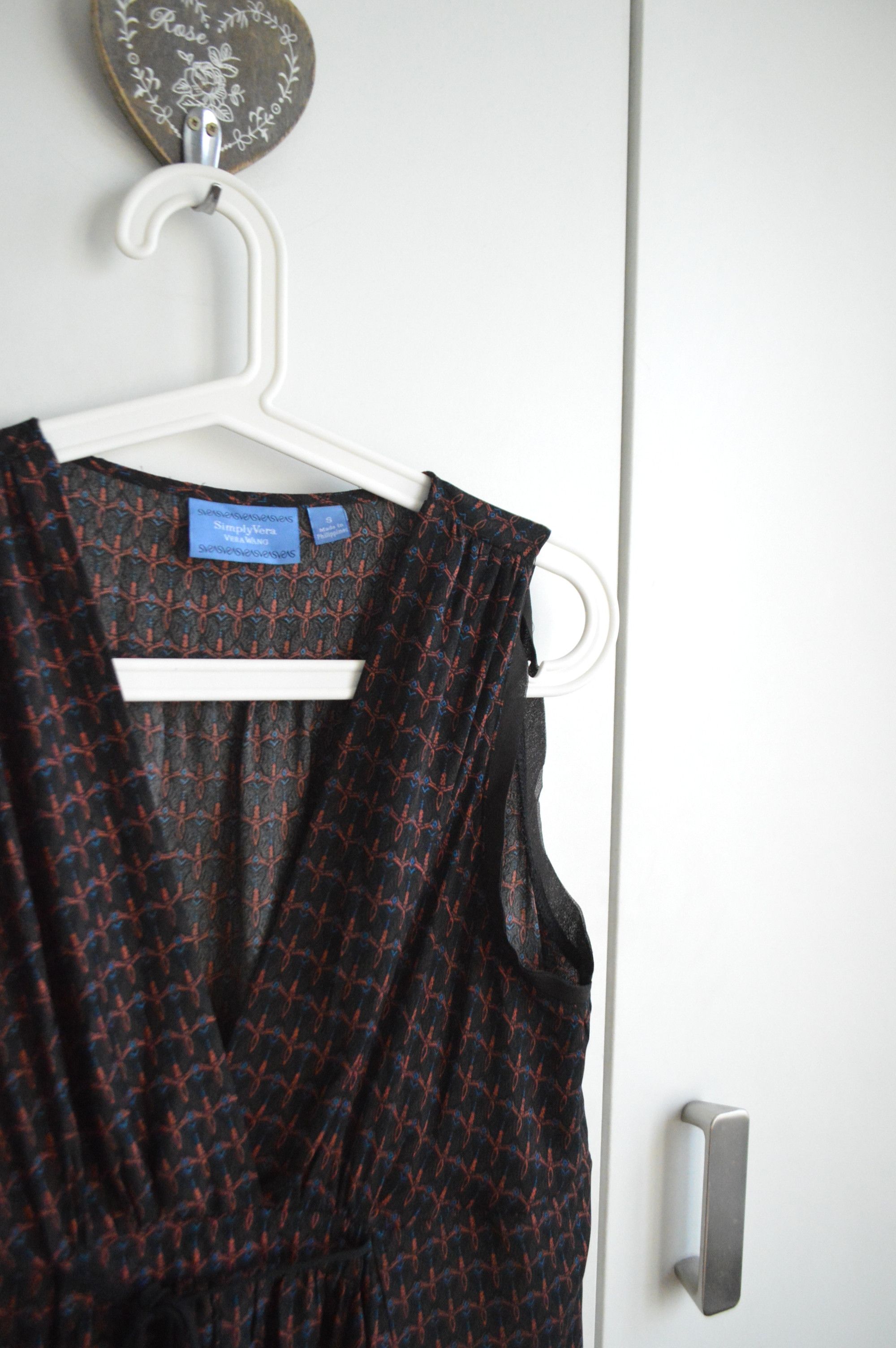 Vera Wang Vera Wang 00s dress asymetrical print rare Size S / US 4 / IT 40 - 8 Thumbnail