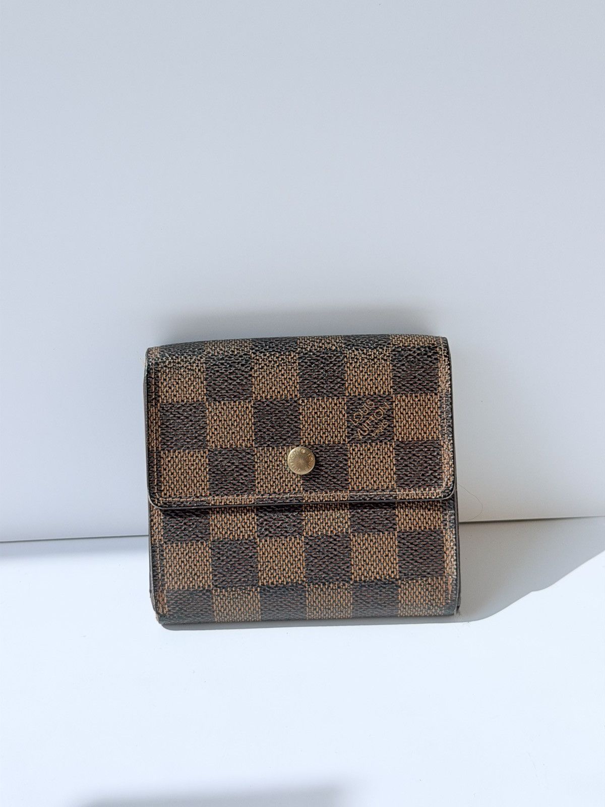 Louis Vuitton Louis Vuitton Damier Ebene Elise Wallet Size ONE SIZE - 1 Thumbnail