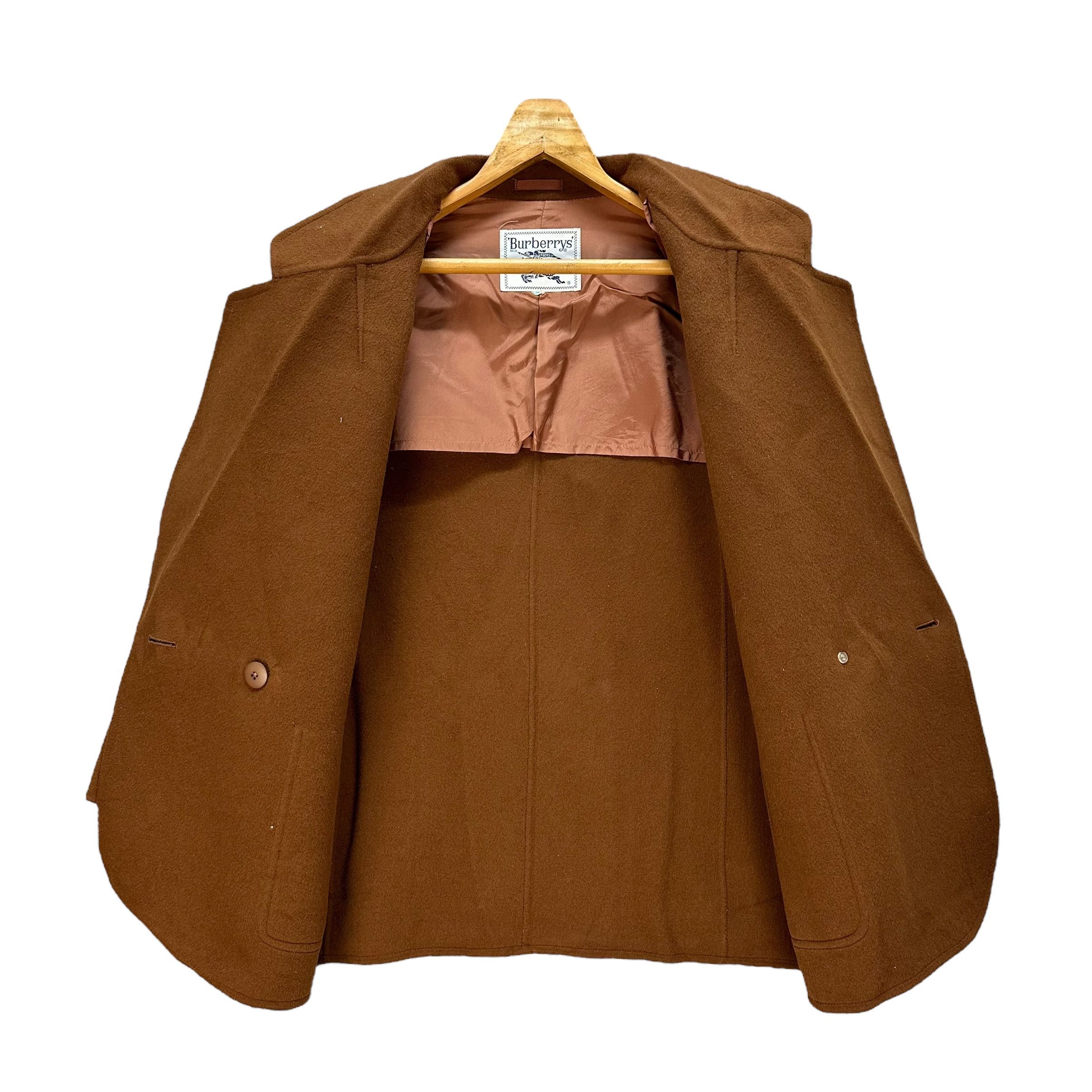 Burberry 90's BURBERRYS Double Breast Wool Coat #A63-1522 Size US M / EU 48-50 / 2 - 6 Thumbnail