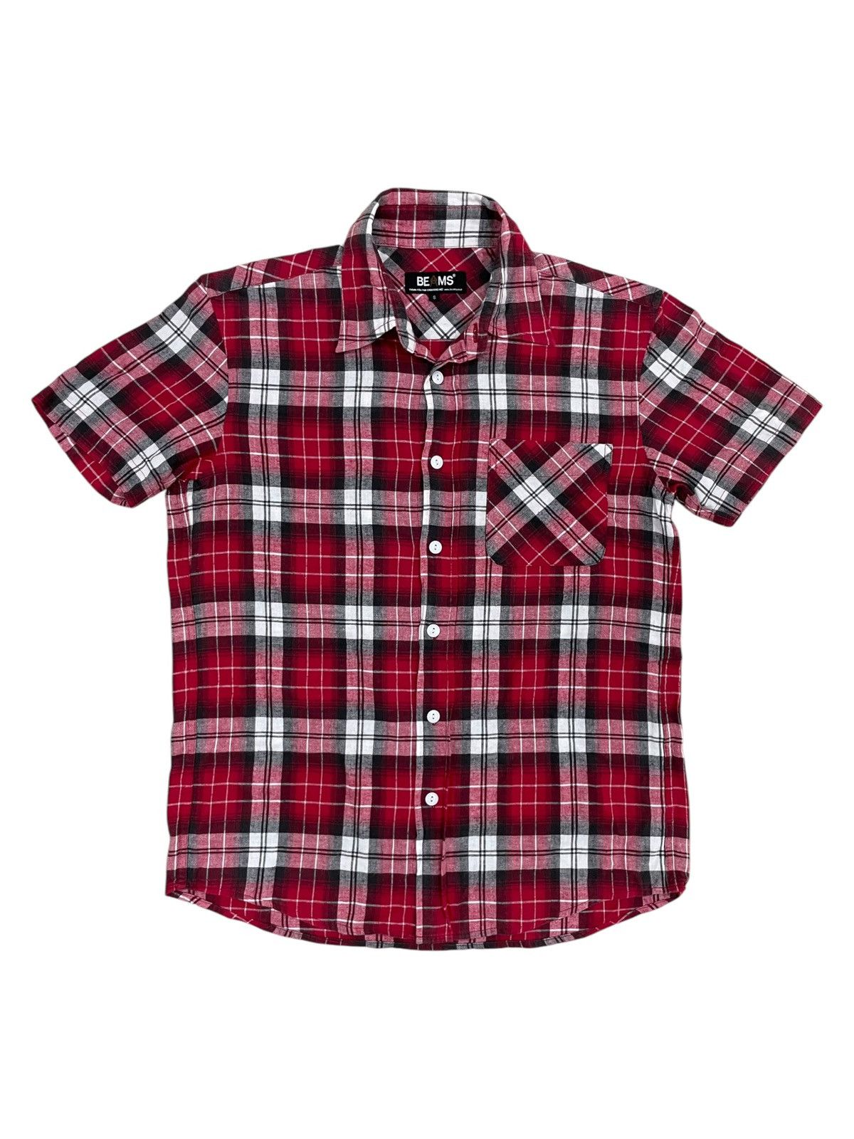 Beams Plus Tax free Beams Plus S/S checkered shirt Japanese Brand Size US S / EU 44-46 / 1 - 1 Thumbnail
