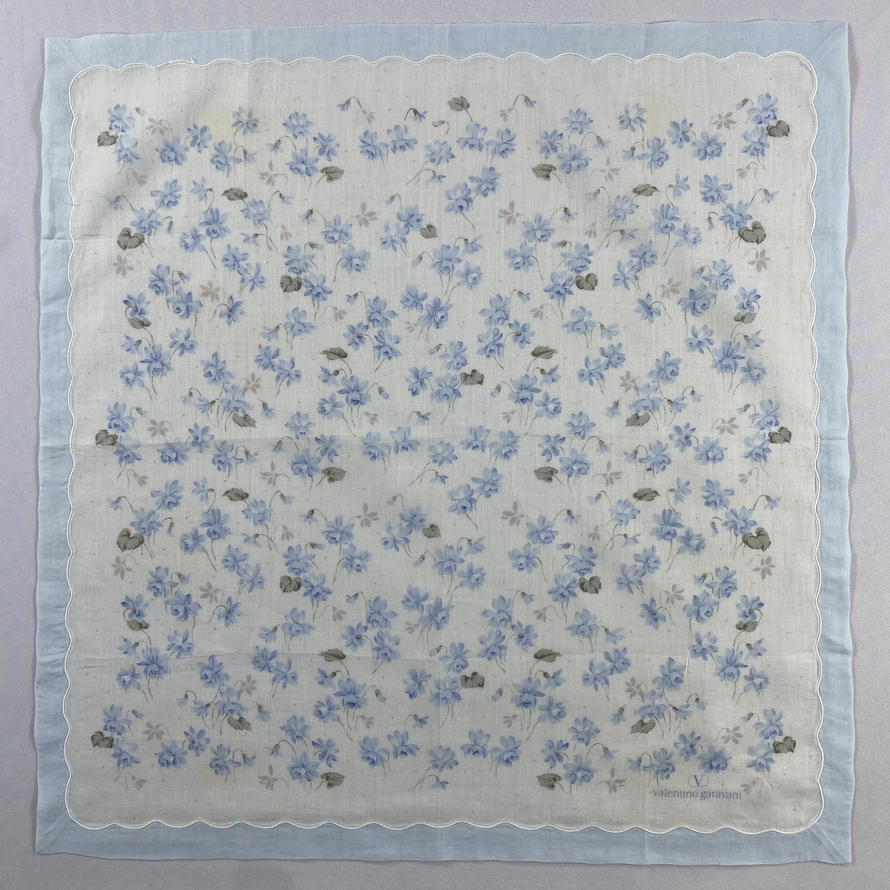 Valentino × Vintage Valentino Garavani Handkerchief / Neckerchief-P1012 Size ONE SIZE - 1 Thumbnail