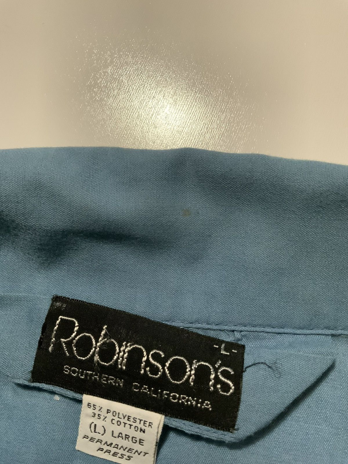 Vintage 60s 70s Robinson’s Embroidered Duck Bird Mod Pajama Shirt Size US L / EU 52-54 / 3 - 7 Thumbnail