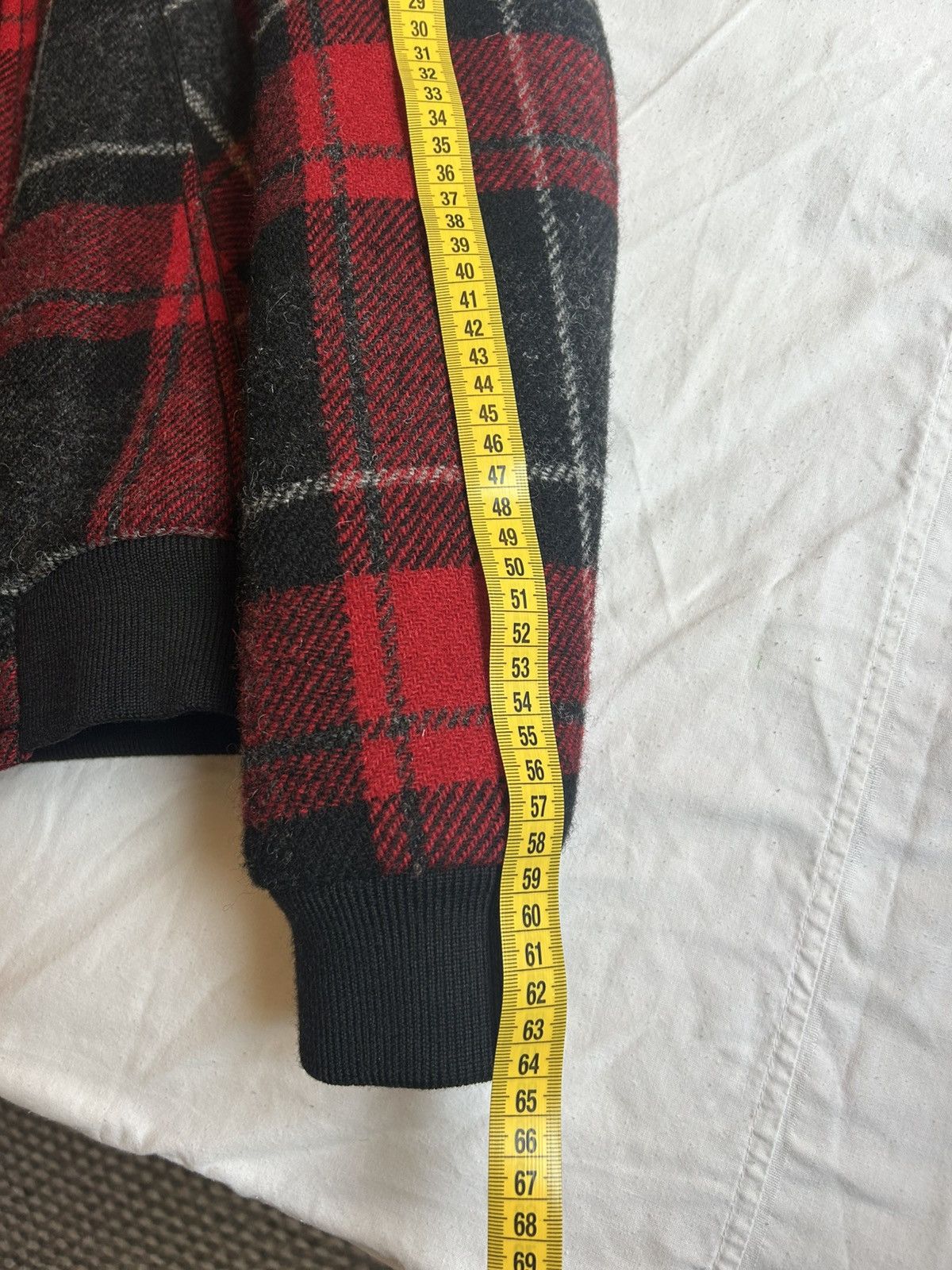 Saint Laurent Paris Saint Laurent Wool Jacket with Shearling Collar Size US S / EU 44-46 / 1 - 6 Thumbnail