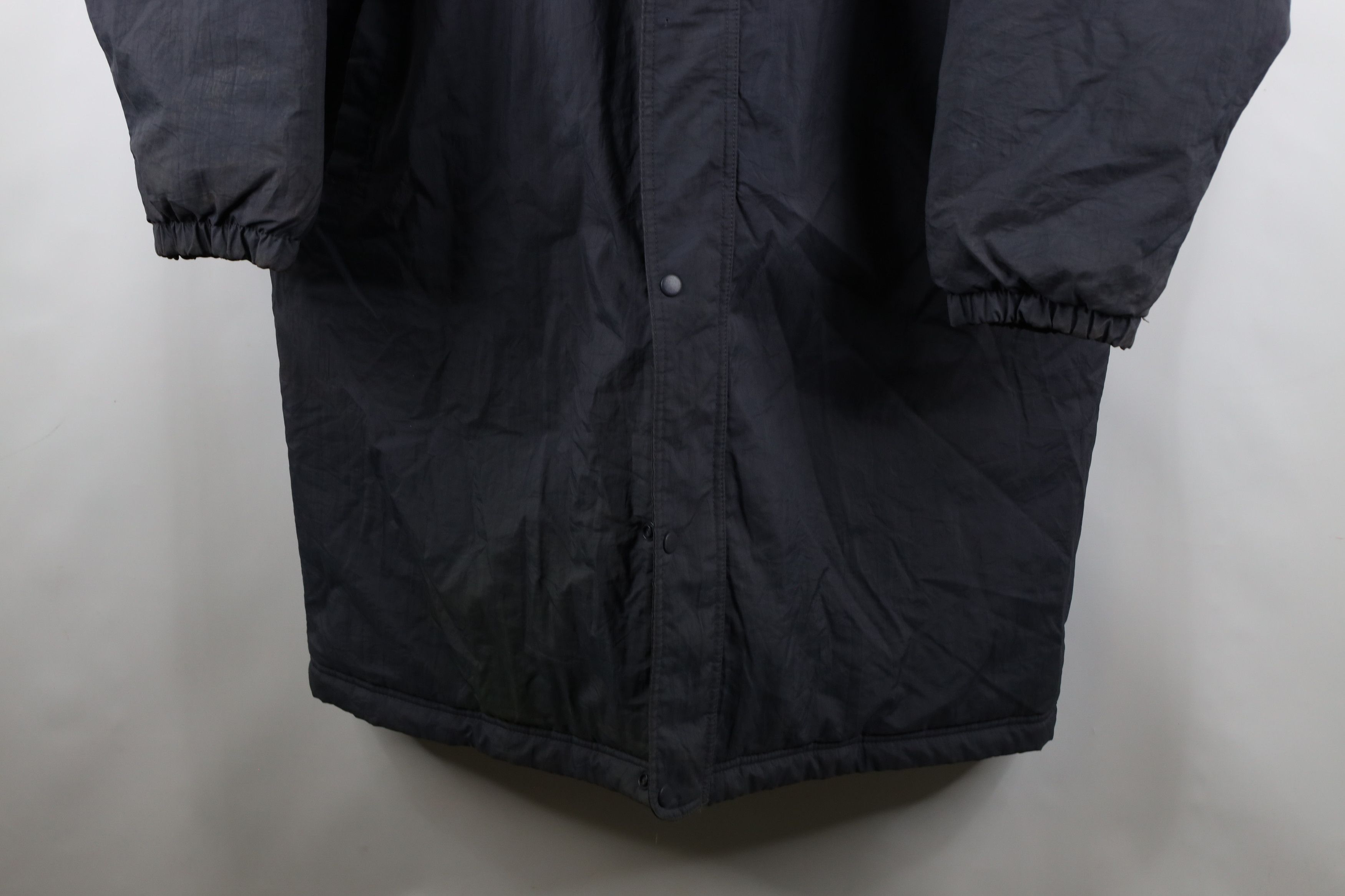 Nike × Vintage Vintage 90s Nike Swoosh Cape Hooded Full Length Parka Jacket Size US L / EU 52-54 / 3 - 4 Thumbnail