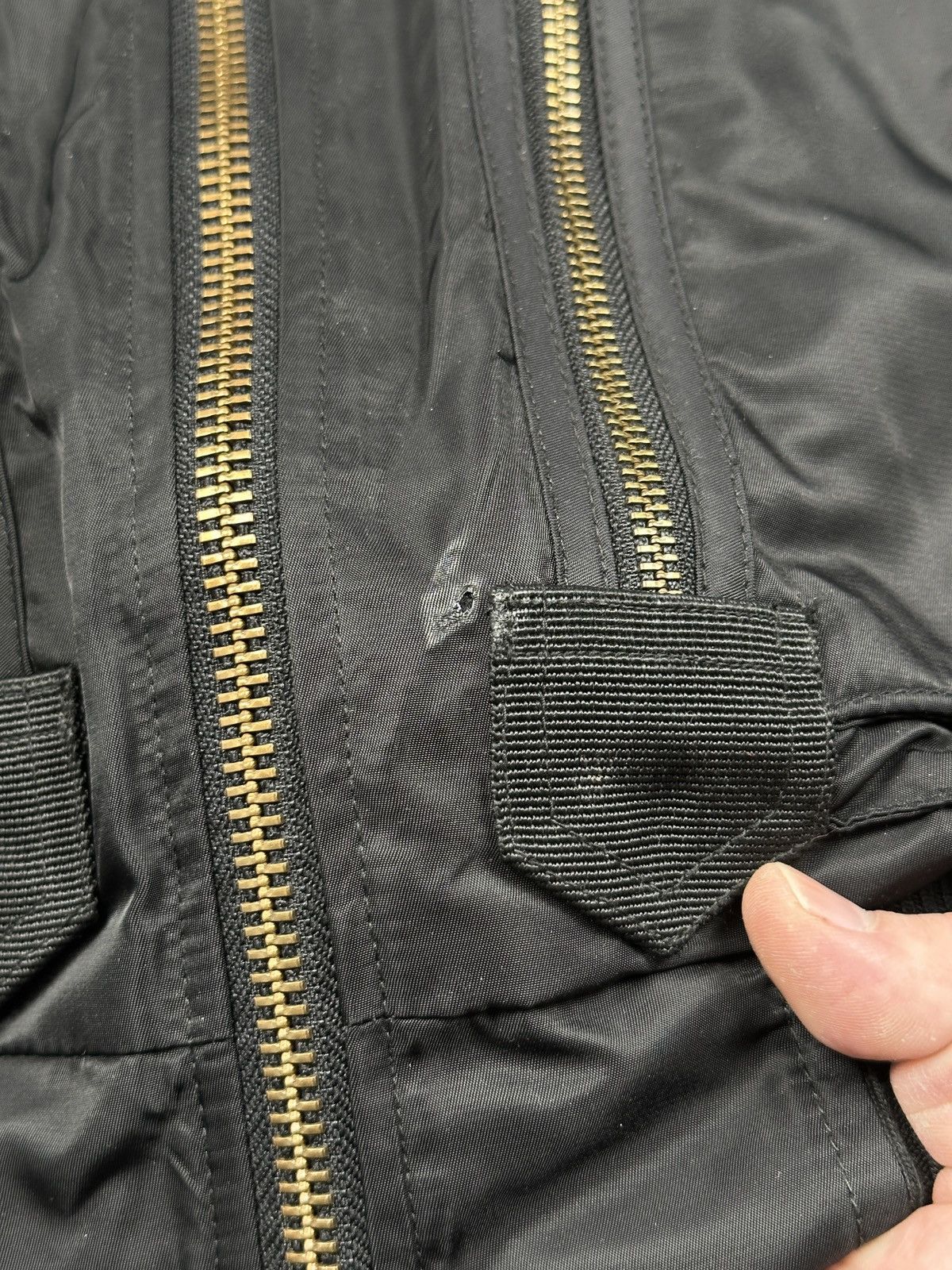 Vintage MilTec Tactical Flight Nylon Bomber Jacket Military Techwear Size US M / EU 48-50 / 2 - 9 Thumbnail