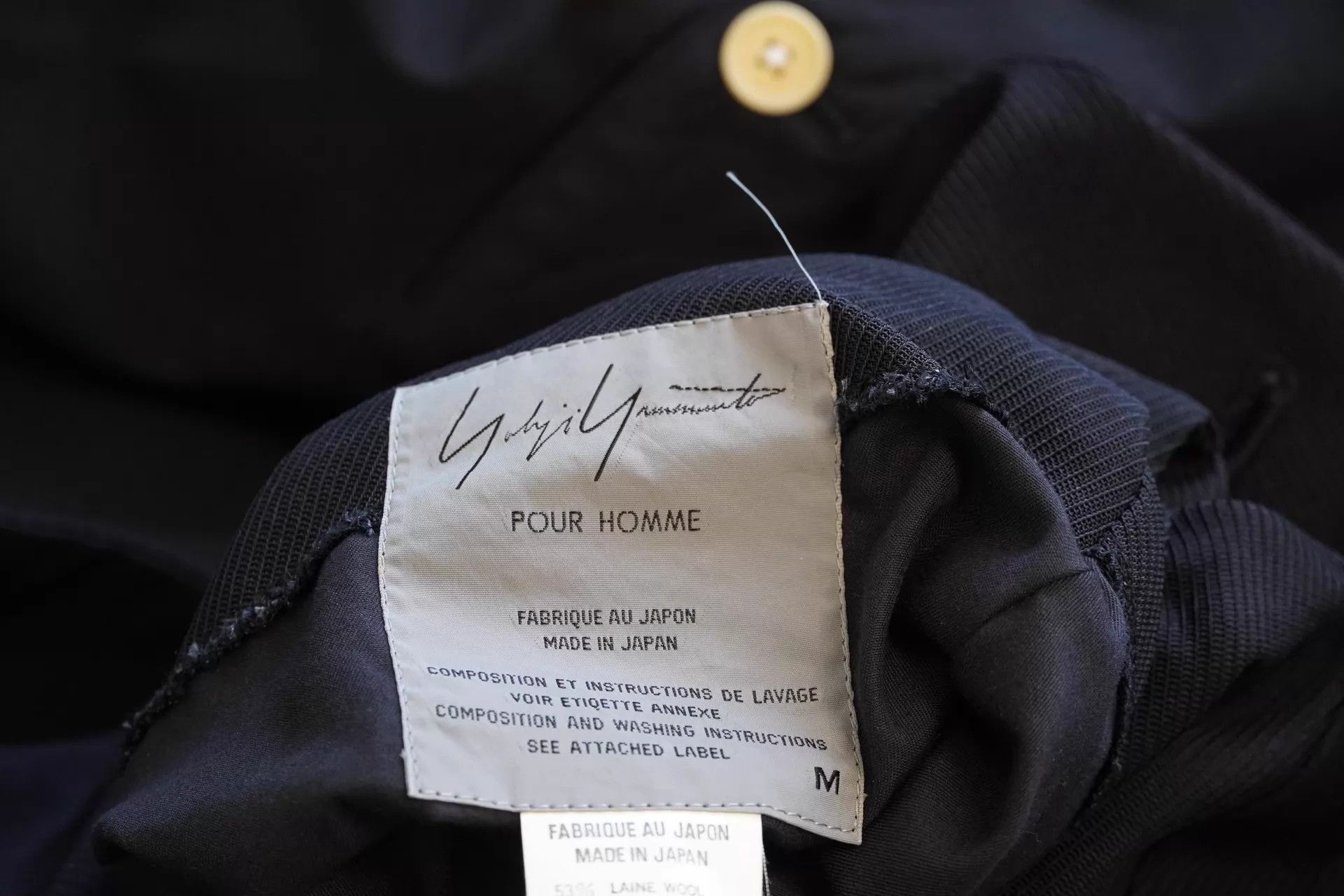 Yohji Yamamoto Yohji Yamamoto 99SS Double-Faced Blended Jacket M Size US M / EU 48-50 / 2 - 5 Thumbnail
