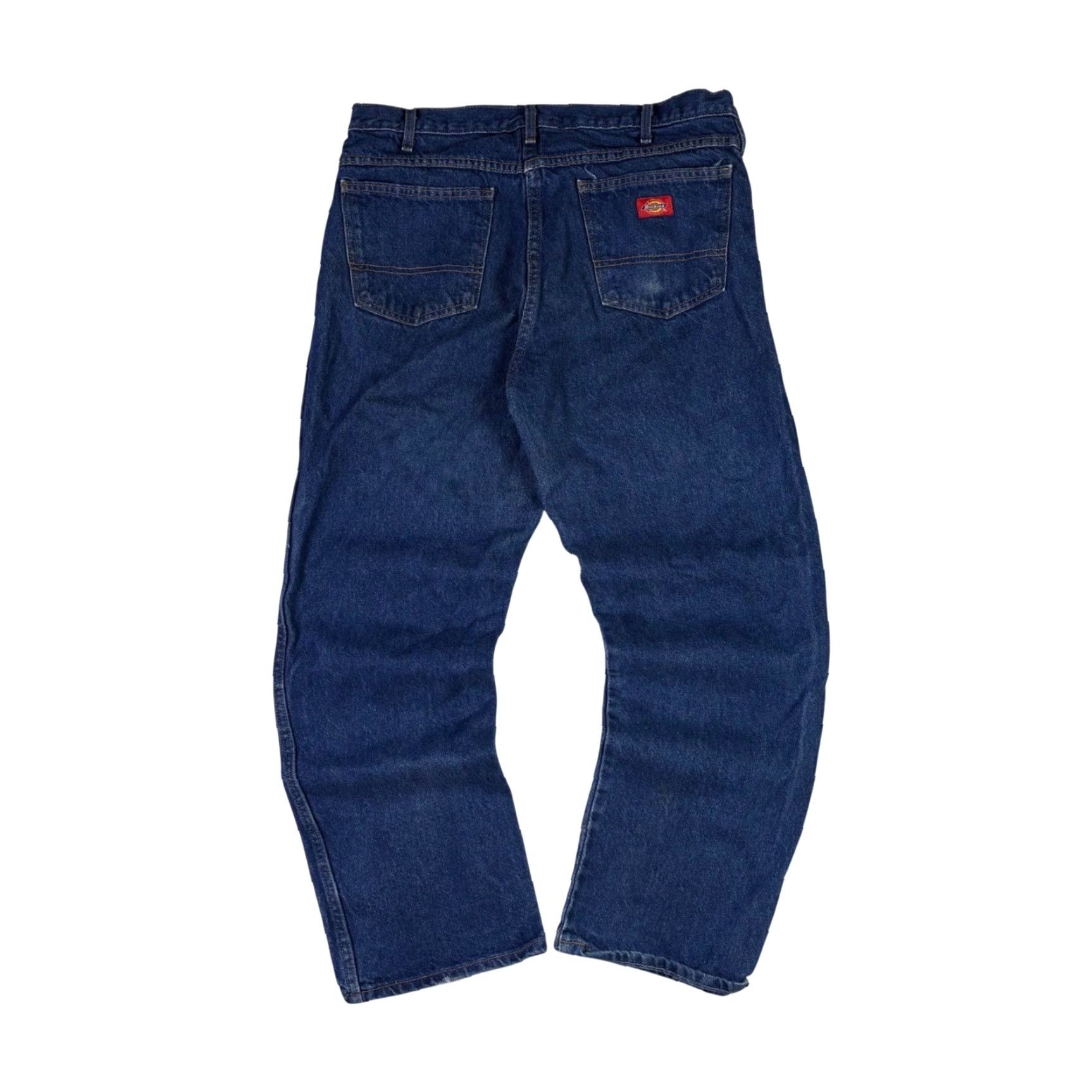 Dickies Dickies Jeans Dark Wash 5-Pocket 32x30 Straight Leg Workwear Mens Vintage? No 32 Blue) Size US 32 / EU 48 - 2 Thumbnail