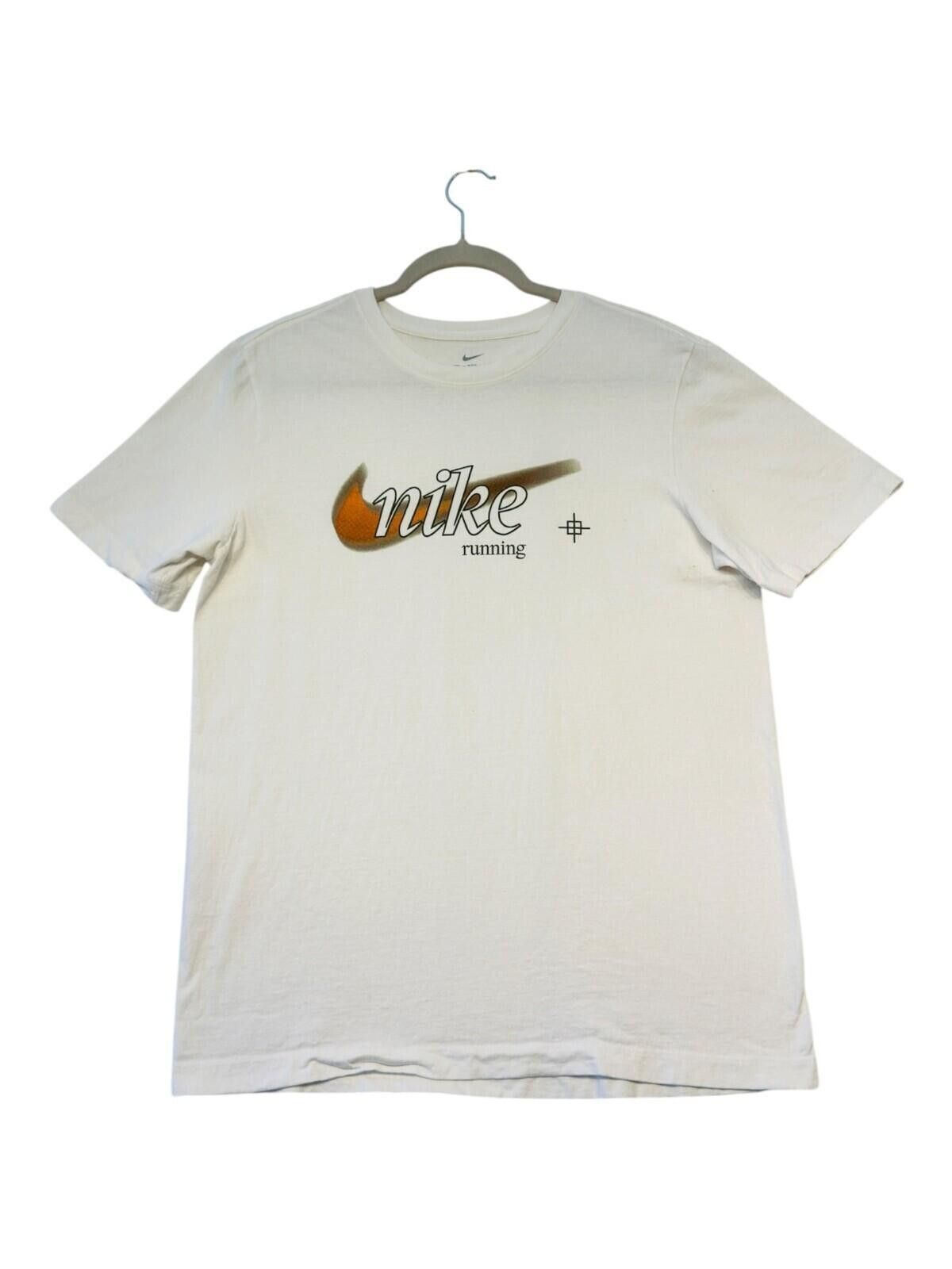 Nike Nike Running T-Shirt Men's UK Size M White Graphic Print Size US M / EU 48-50 / 2 - 3 Thumbnail