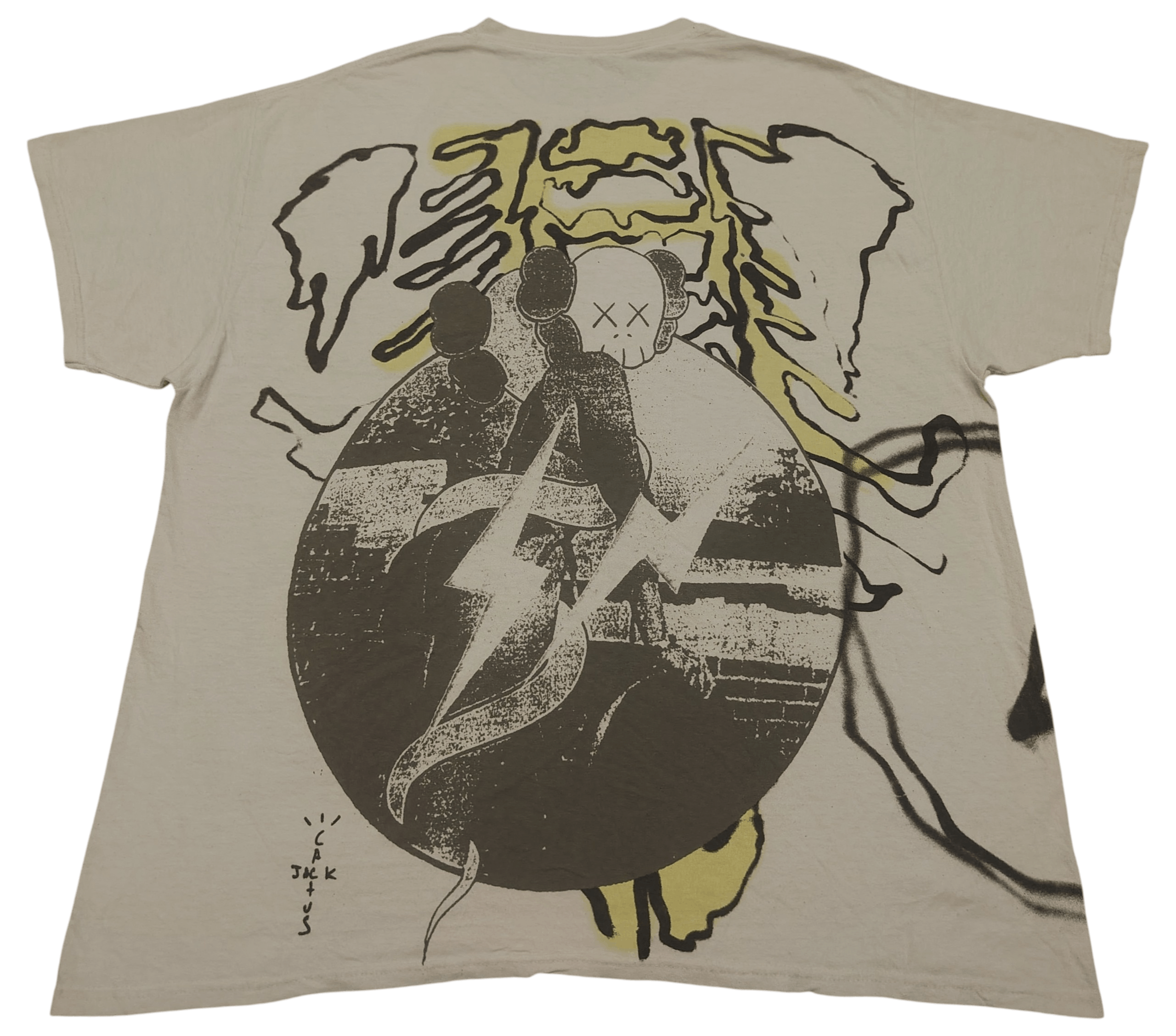 Fragment Design × Kaws × Travis Scott Rare!!! Travis Scott X Kaws X Fragment Design tee Size US L / EU 52-54 / 3 - 1 Thumbnail