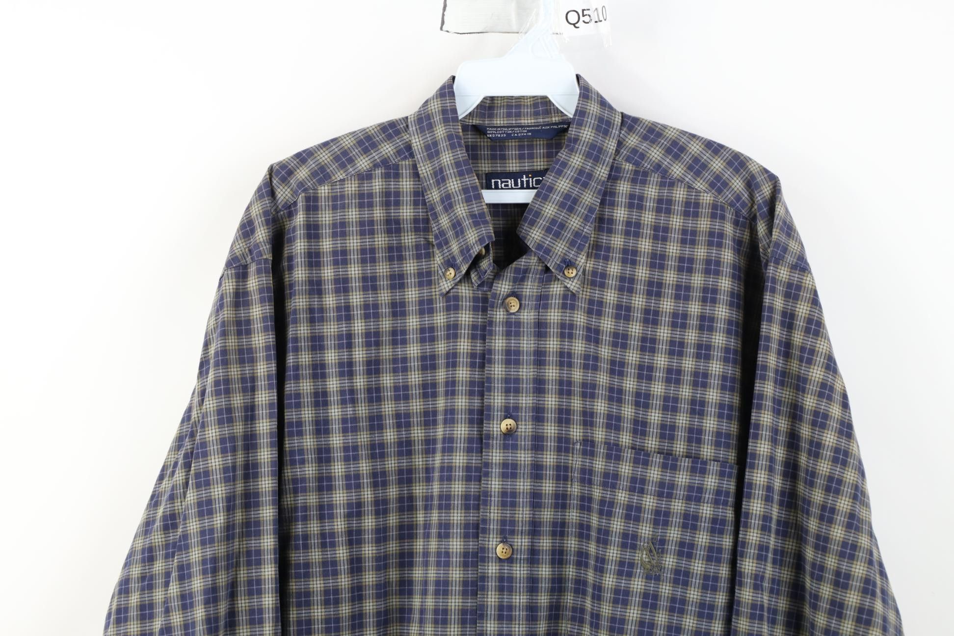 Nautica Vintage 90s Nautica Sailboat Collared Button Down Shirt Size US M / EU 48-50 / 2 - 2 Thumbnail