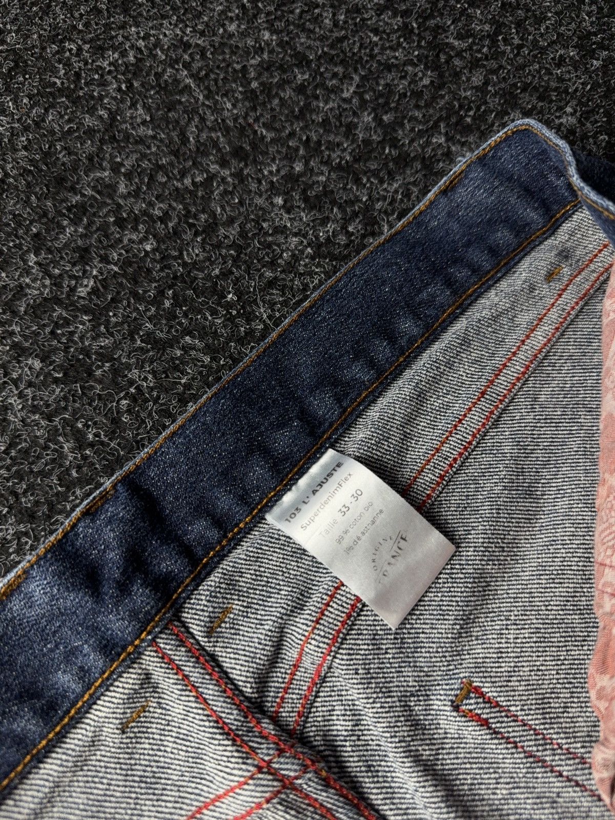 Other Y2K 00s 1083 Organic French Denim Jeans 33x30 Made in France Size US 31 - 9 Thumbnail