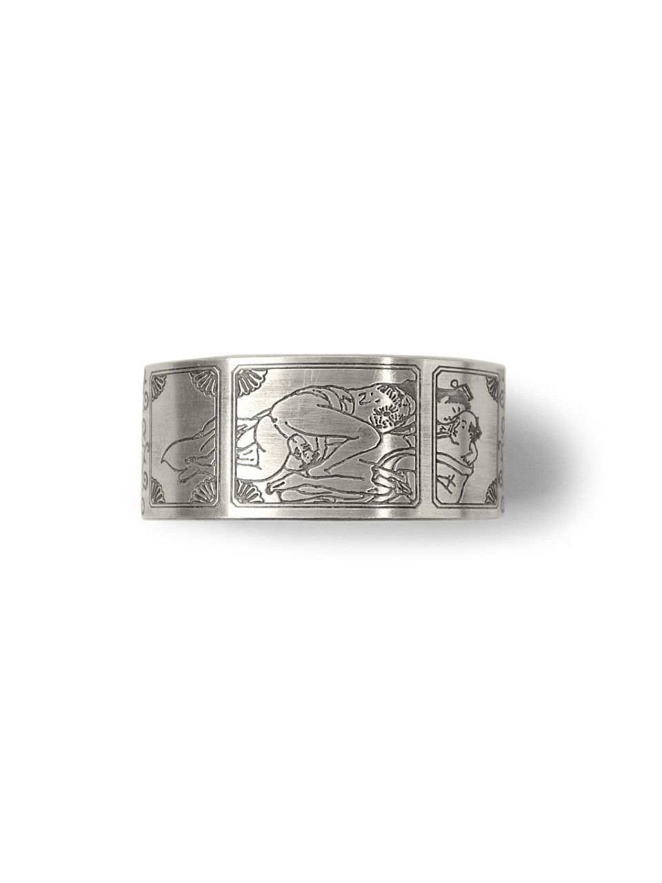 image of Kapital Souvenir Bangle Yobai In Silver (Ss22), Men's