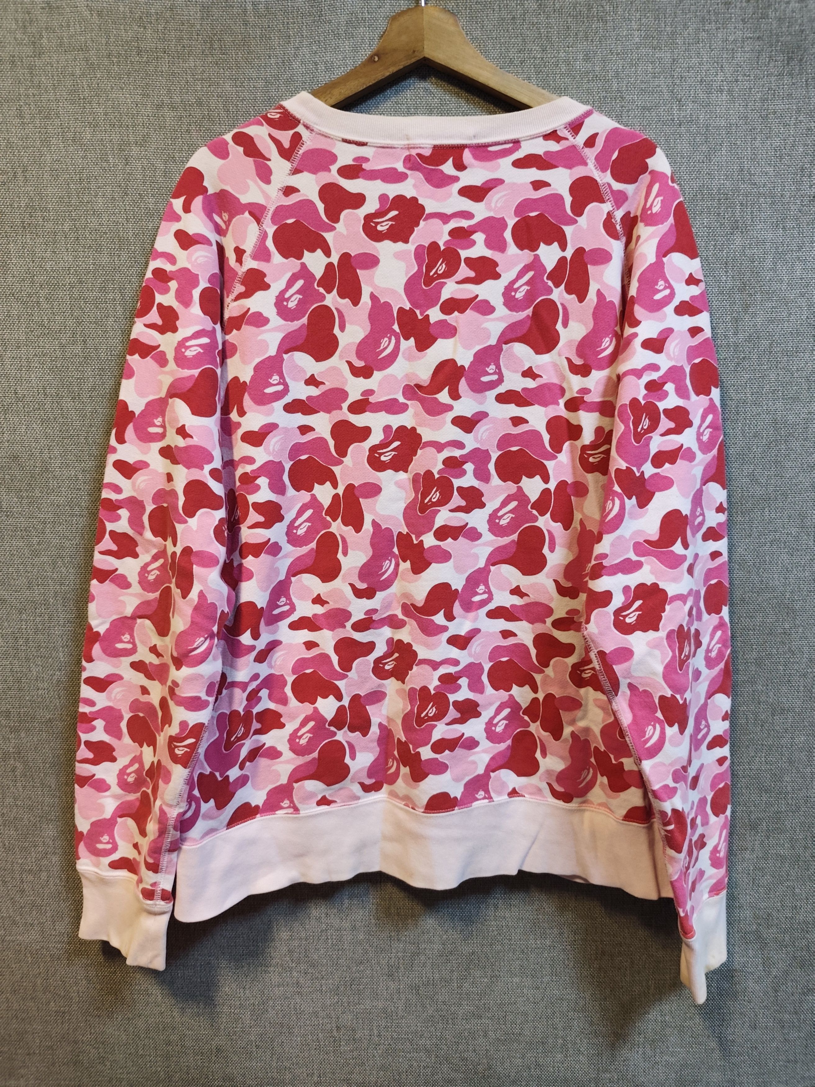 Bape × Swarovski BAPE Pink ABC Camo Swarovski Crystal Logo Crewneck Size US L / EU 52-54 / 3 - 2 Thumbnail